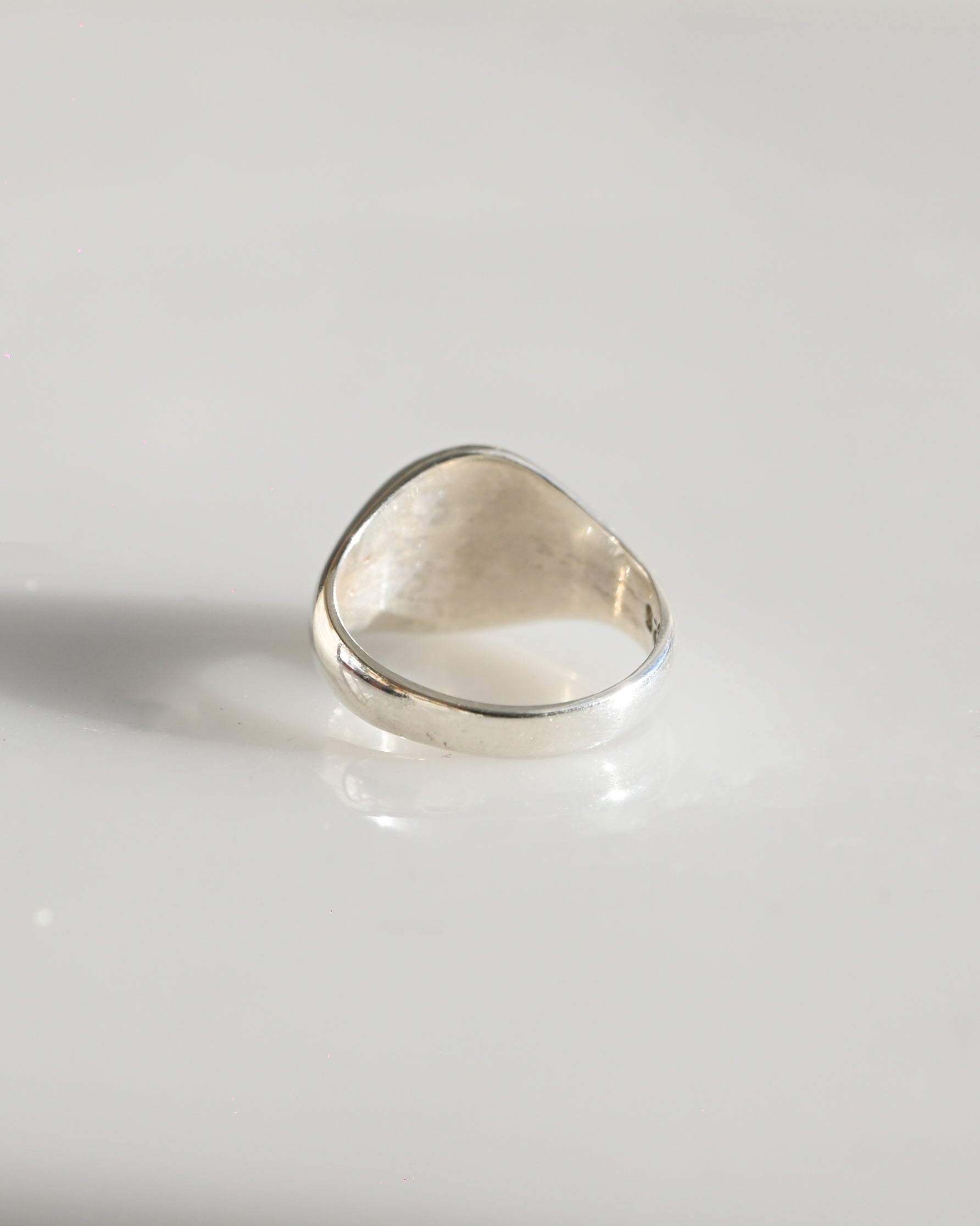 Signet Silver Pinky Ring (2号)