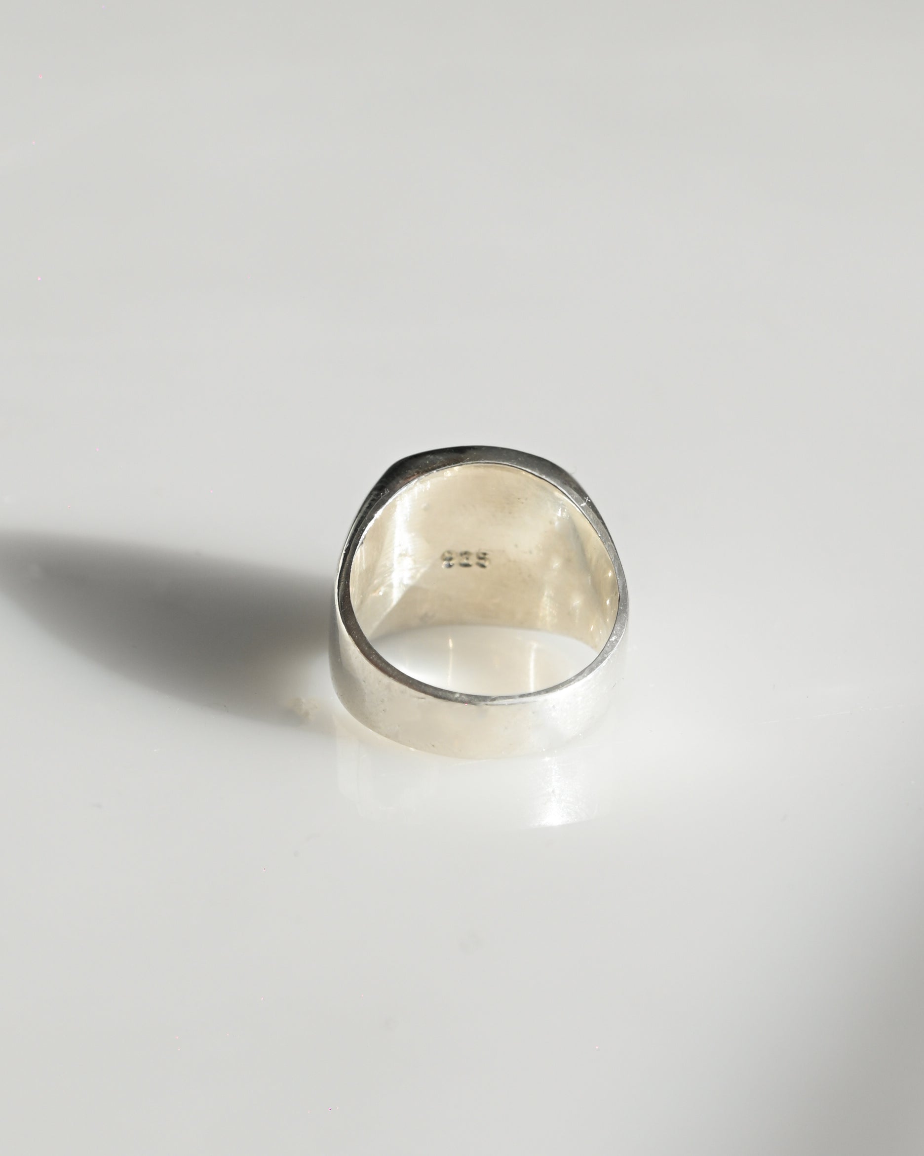 Signet Silver Ring - Square (9号)