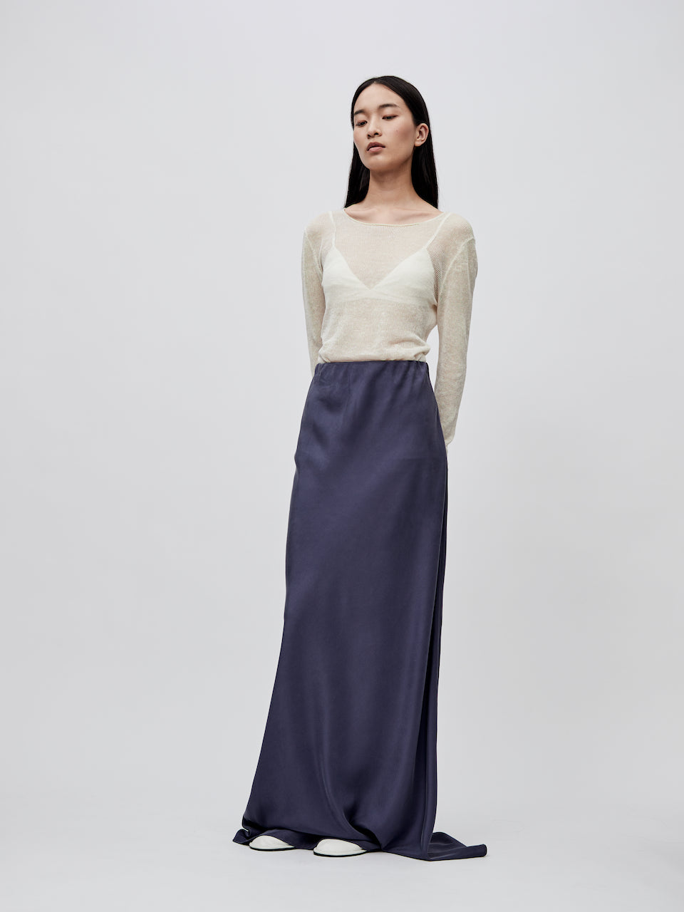 "RUOHAN" Dusk Blue Kos Skirt