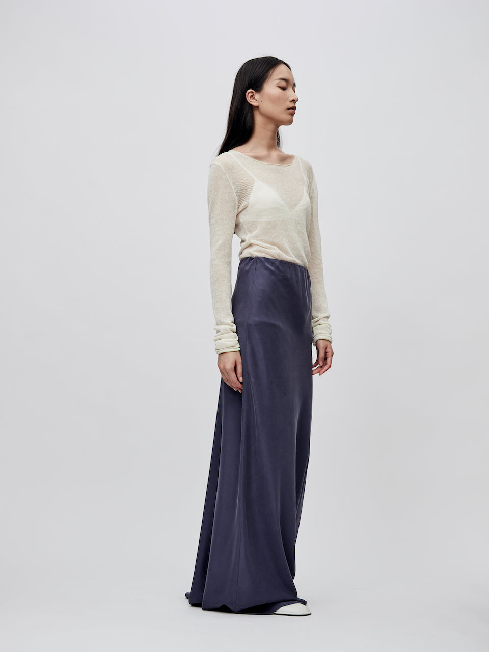 "RUOHAN" Dusk Blue Kos Skirt