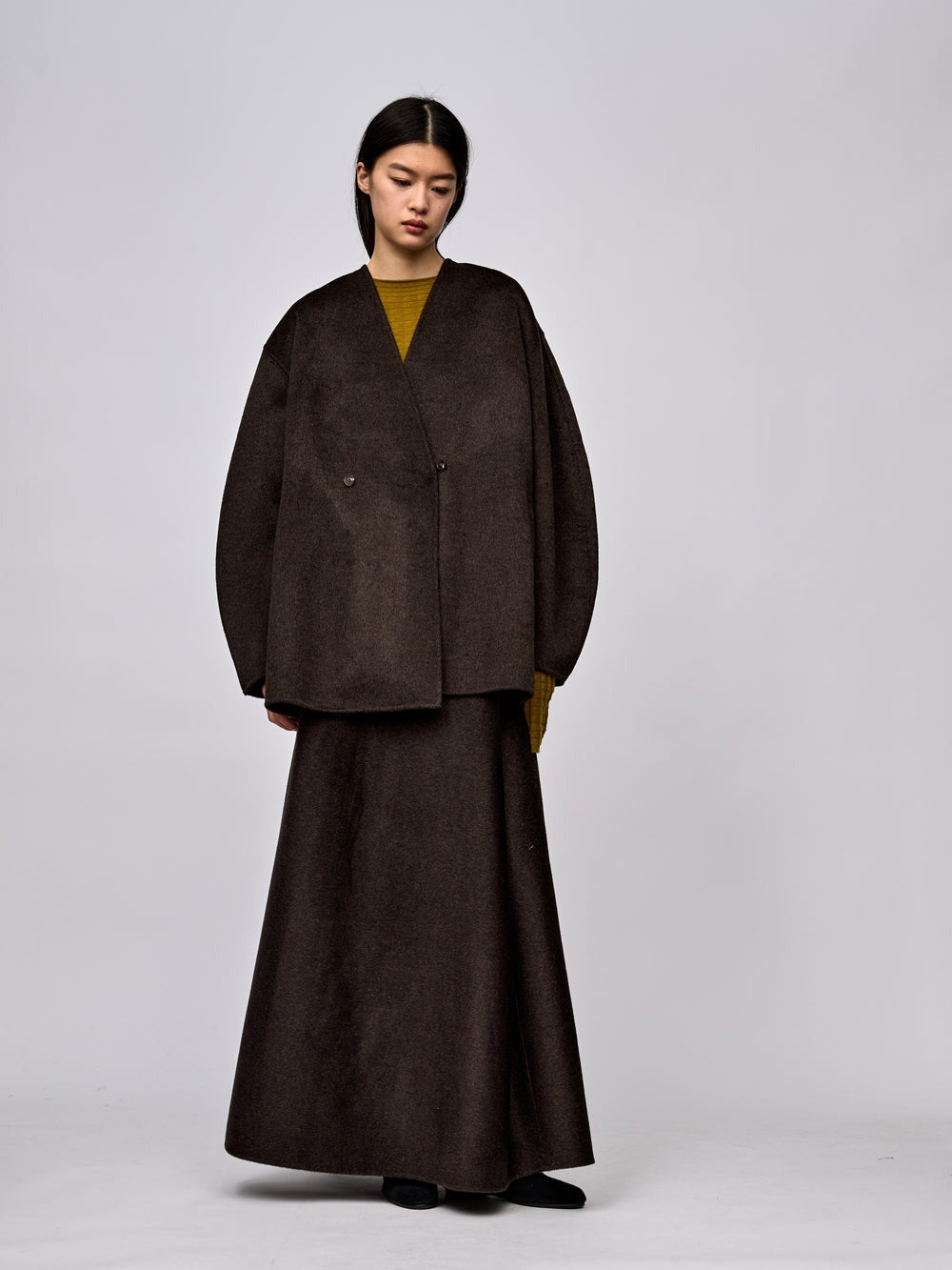 "RUOHAN" COFFEE WOLIN COAT