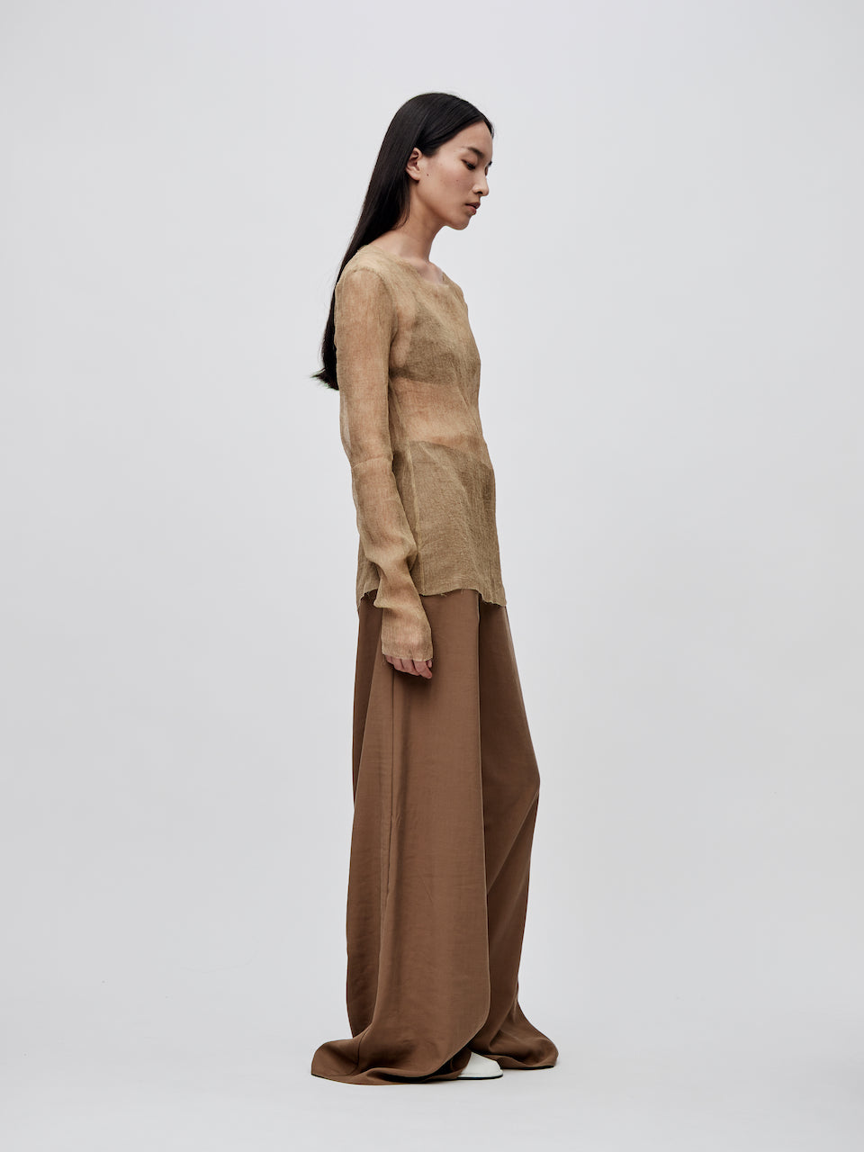 "RUOHAN" Tan Suit Pants