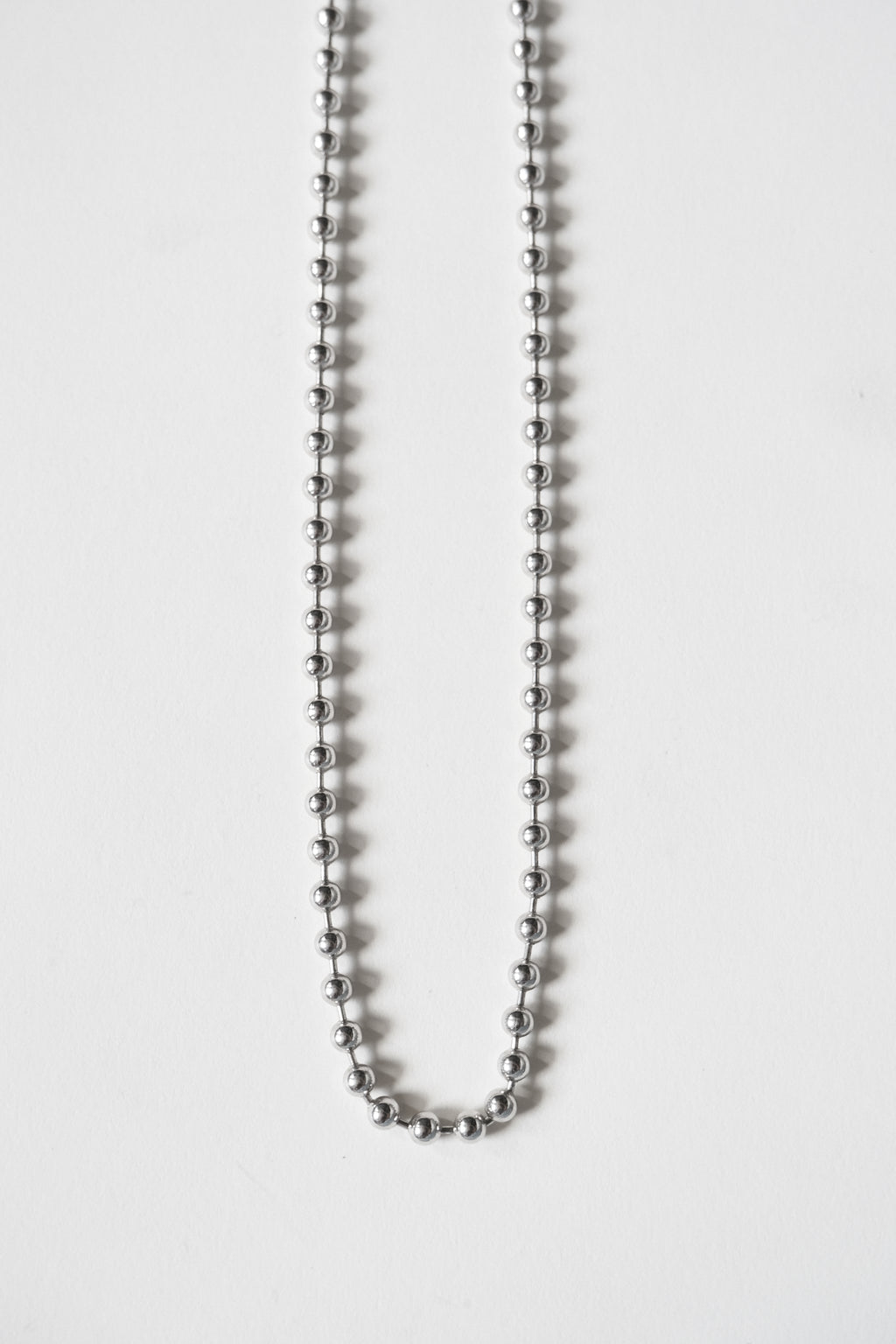 Silver Ball Necklace