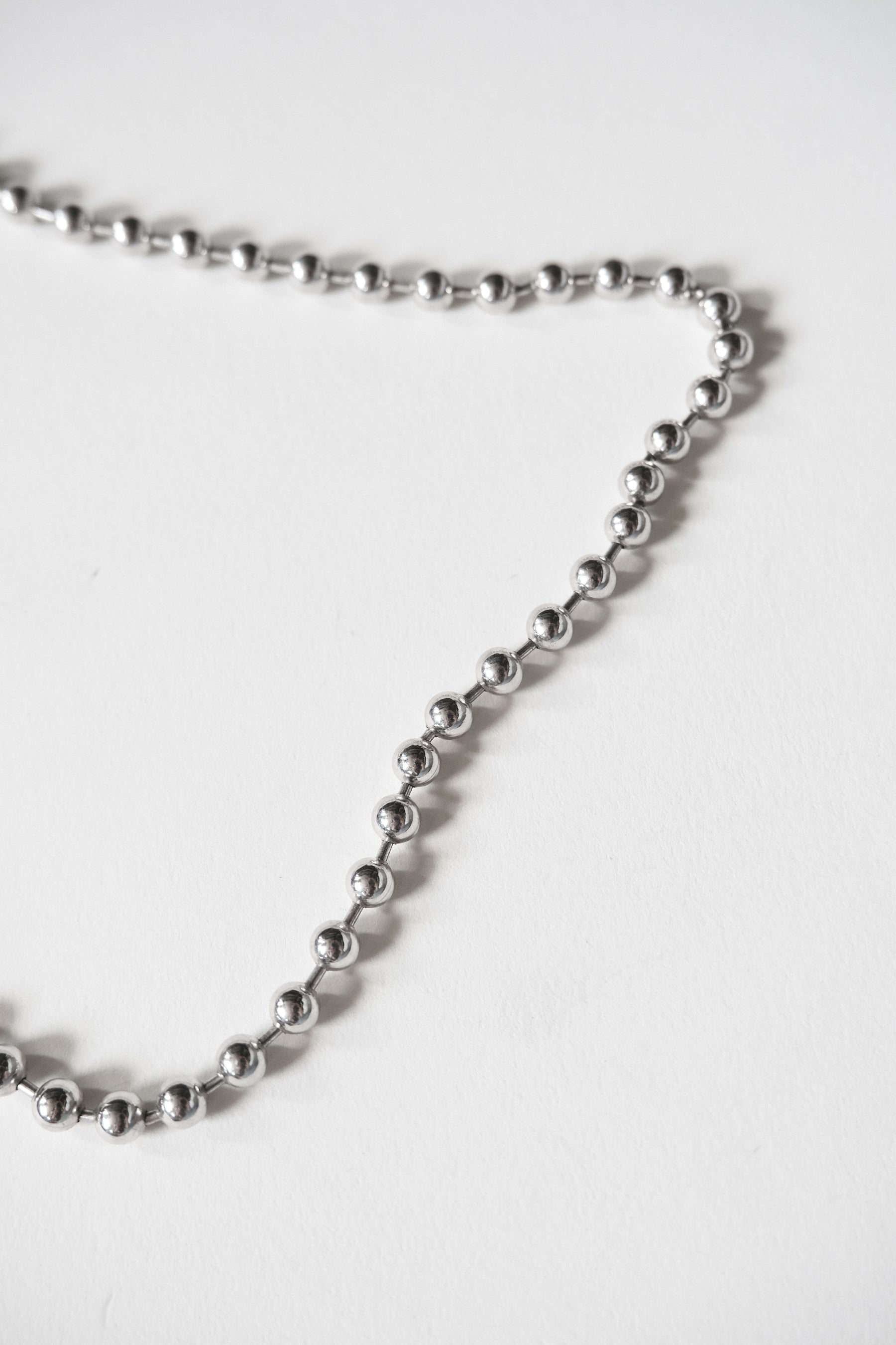 Silver Ball Necklace
