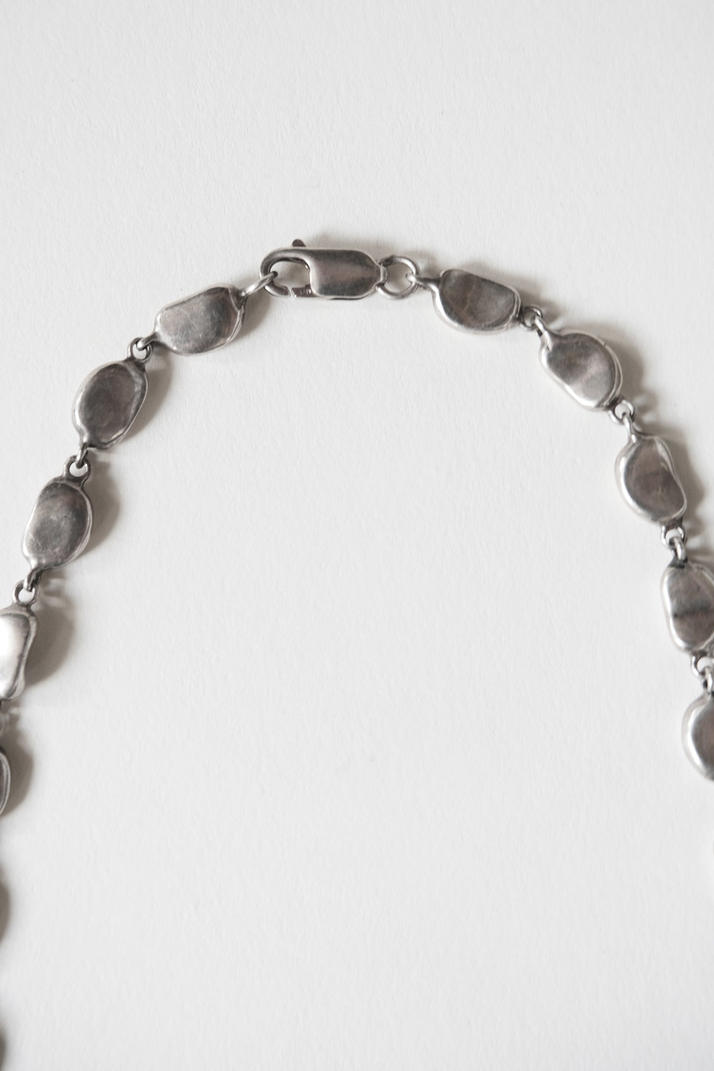 Silver Beans Necklace