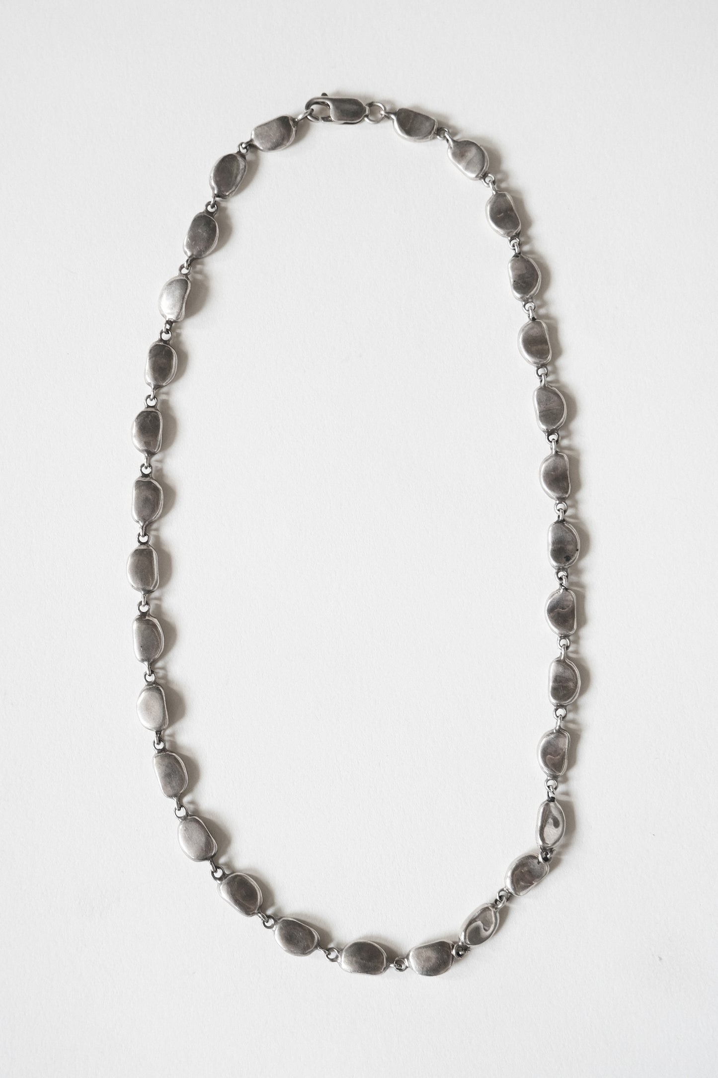 Silver Beans Necklace