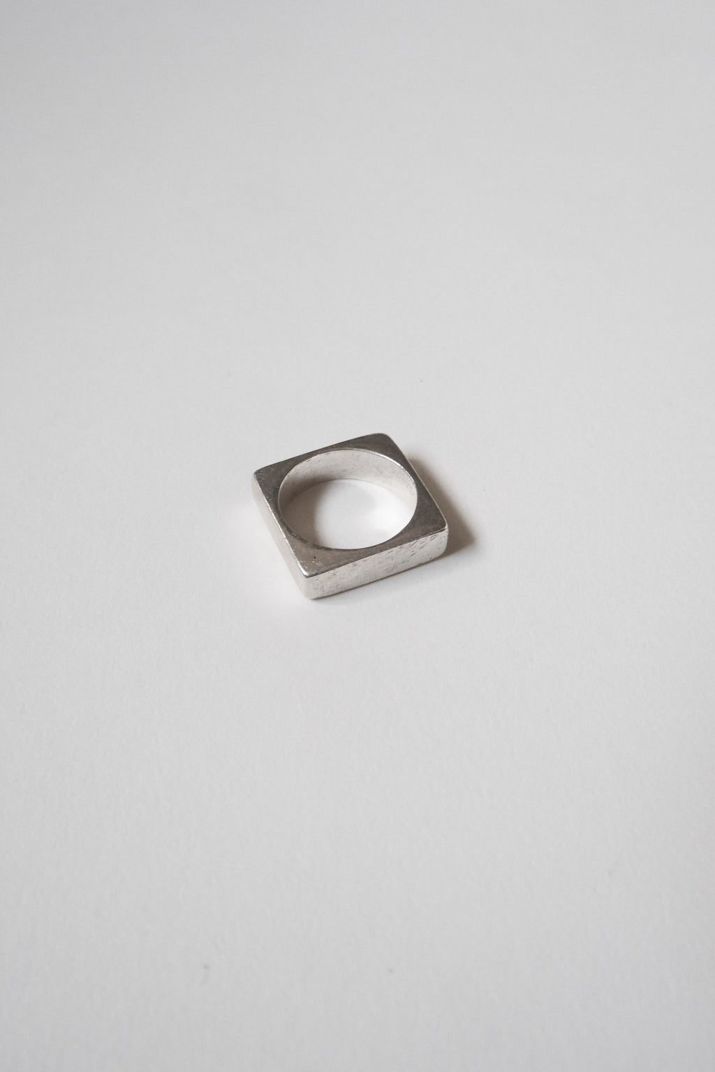 Silver Square Ring - 13号