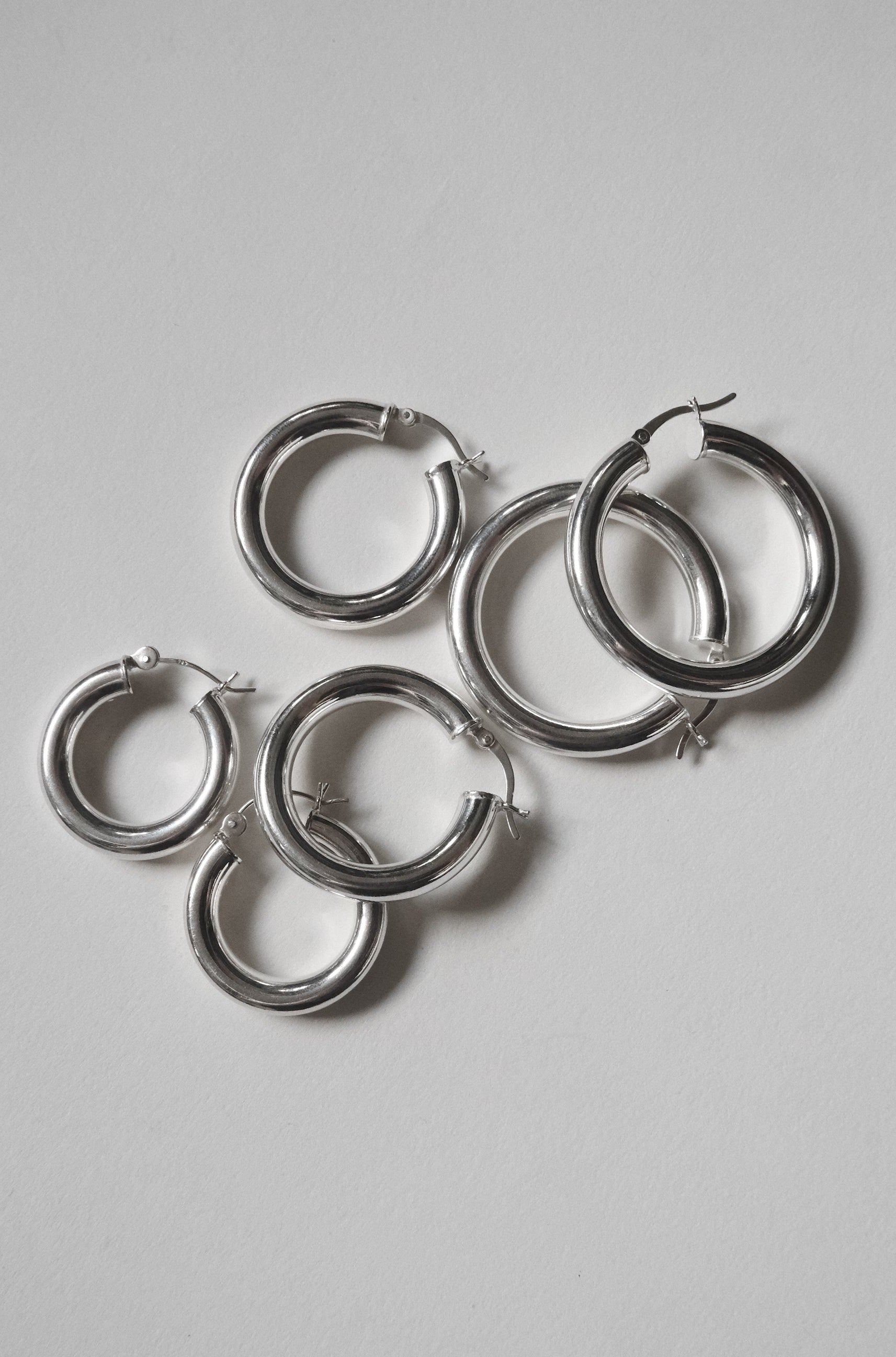 Silver Hoops - 15 / 20 / 25mm