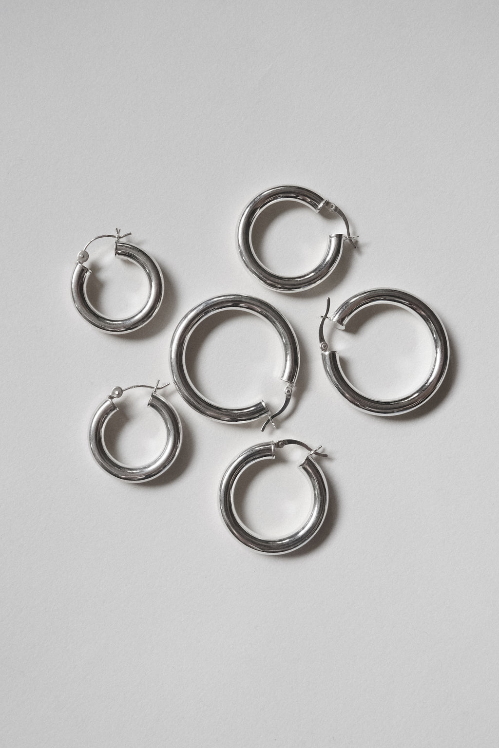 Silver Hoops - 15 / 20 / 25mm