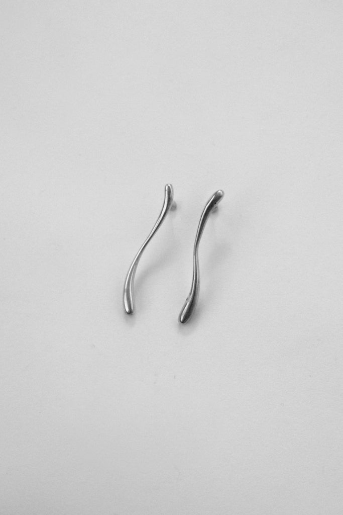 Silver Wave Earrings