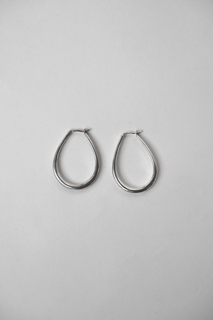 Silver Hoops