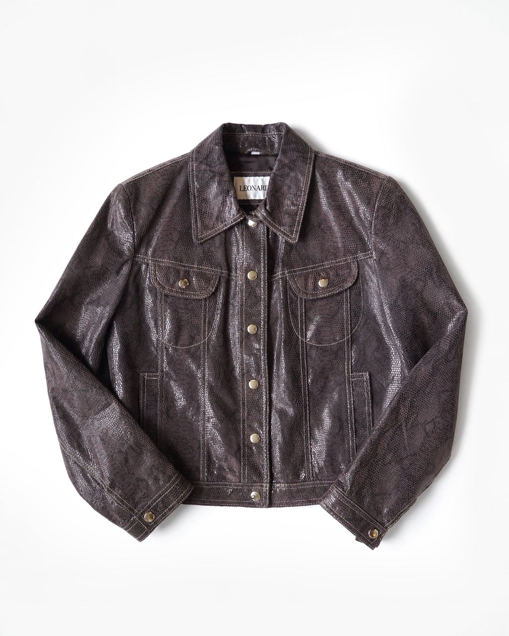 1980~90's Leather Short Jacket　