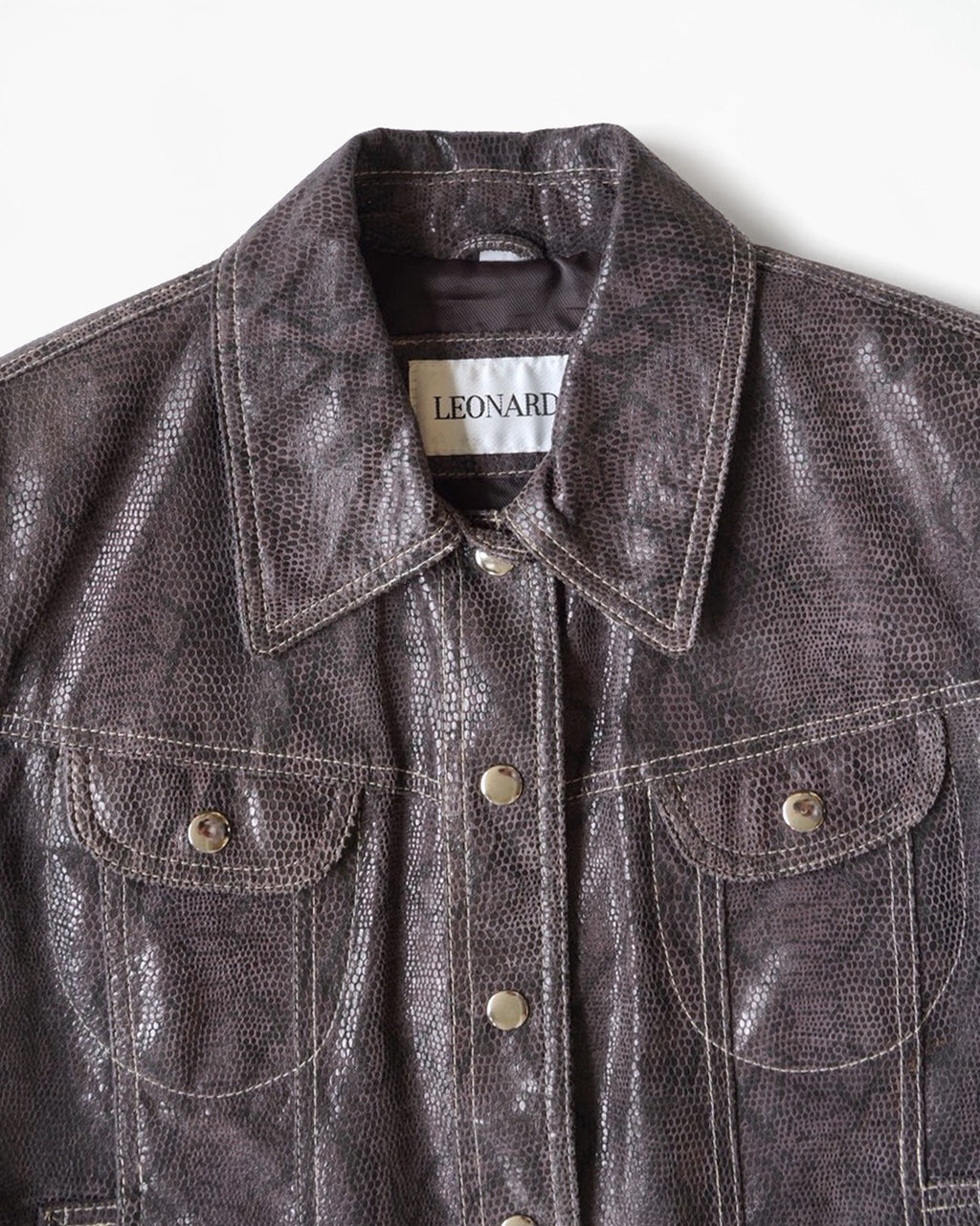 1980~90's Leather Short Jacket　