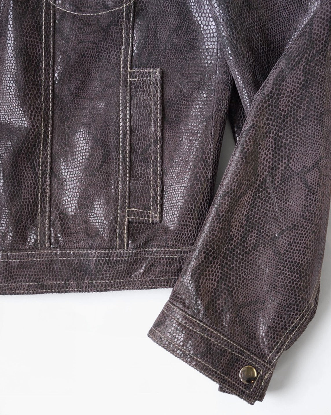 1980~90's Leather Short Jacket　