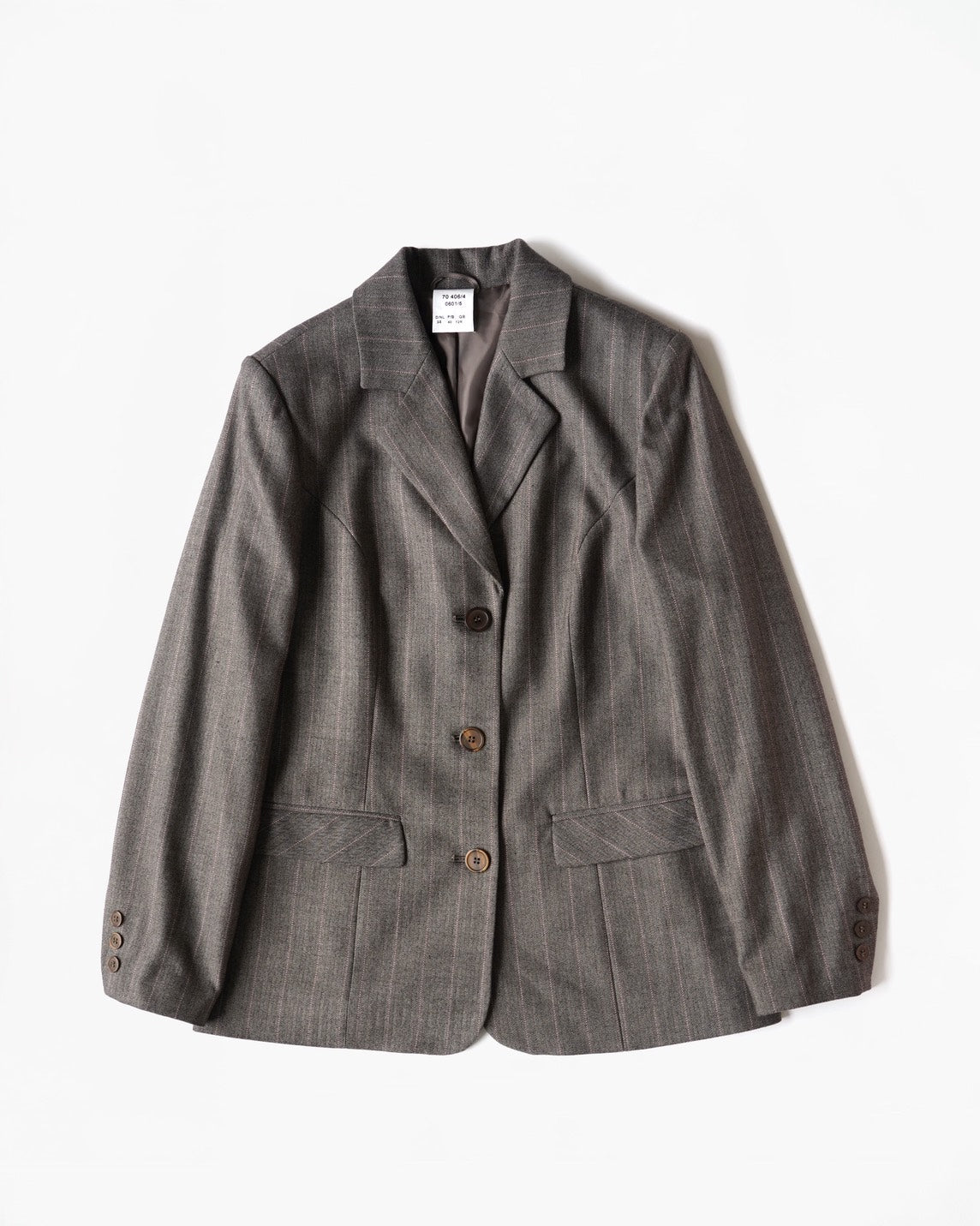 90s Striped Herringbone Jacket