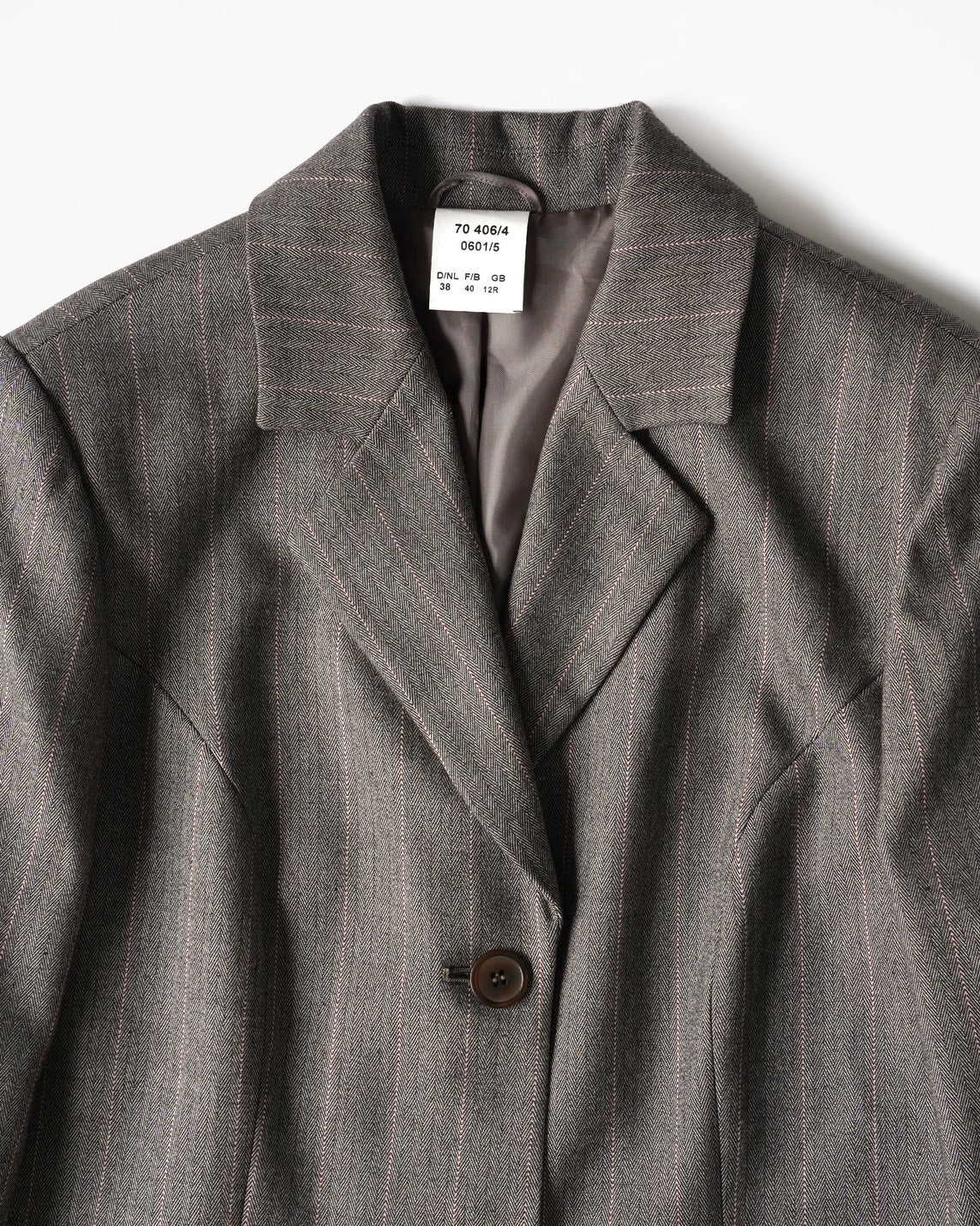 90s Striped Herringbone Jacket