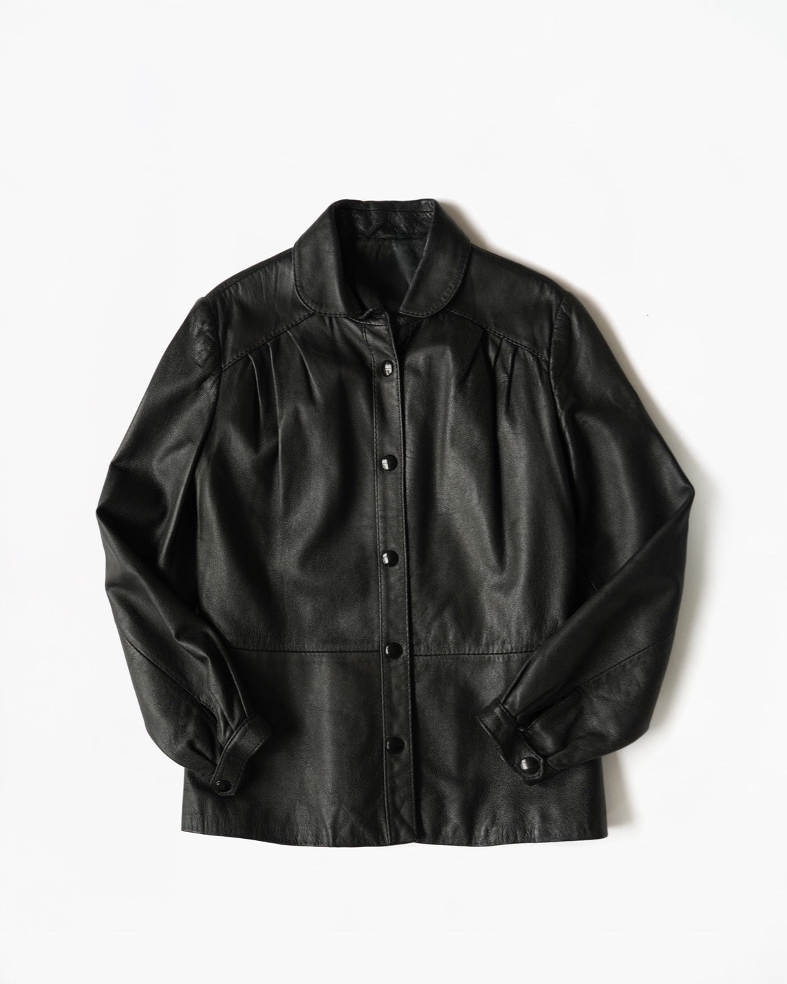 ジャケット・アウター studiolab404.com Leather Short Jacket Petite Studio's Laura Faux Leather Jacket in Black - Petite