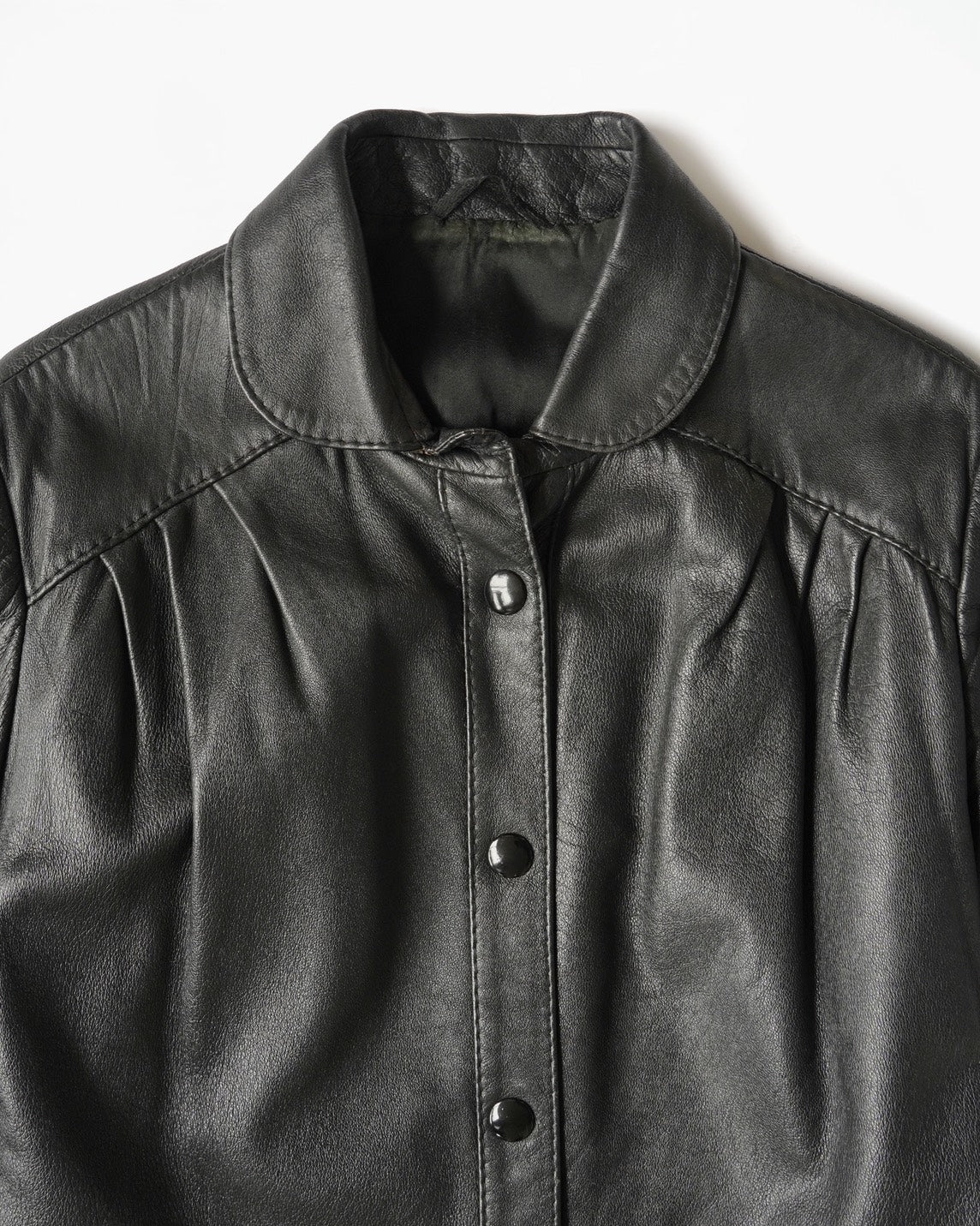 1980~90's Leather Short Jacket