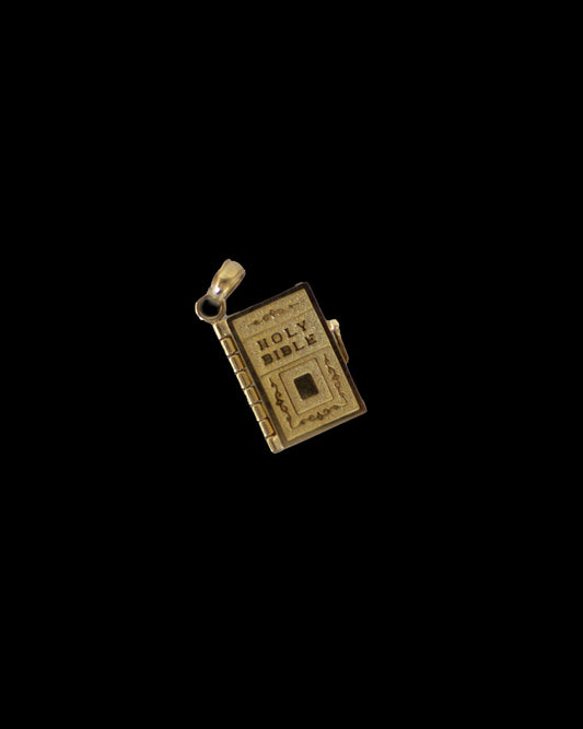 14K Charm- Holy Bible