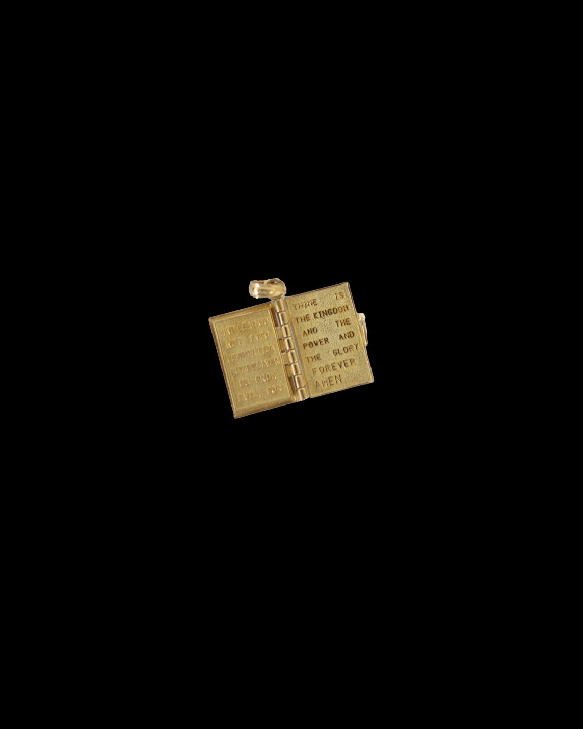 14K Charm- Holy Bible