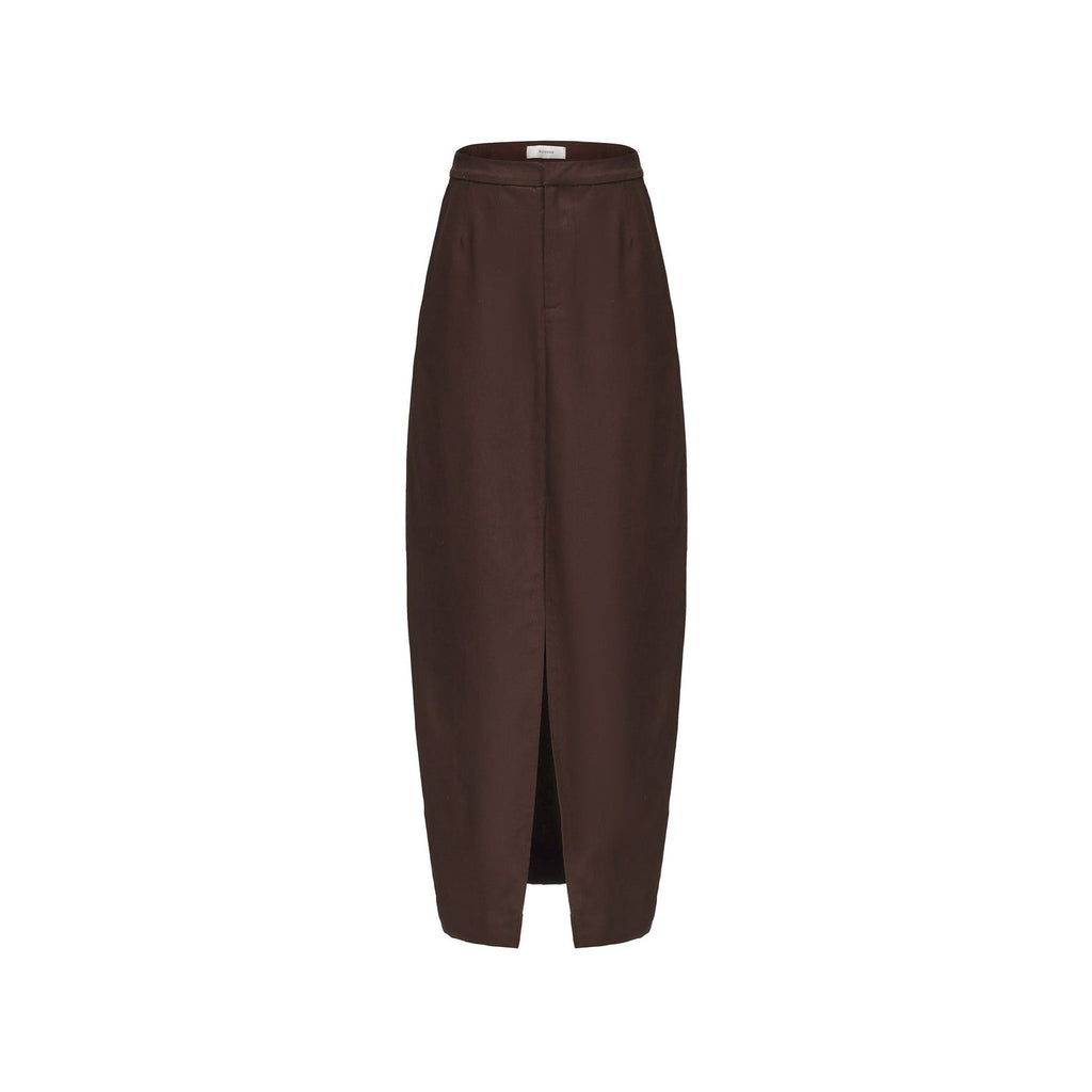 "RUOHAN" DEEP BROWN PANTS SKIRT