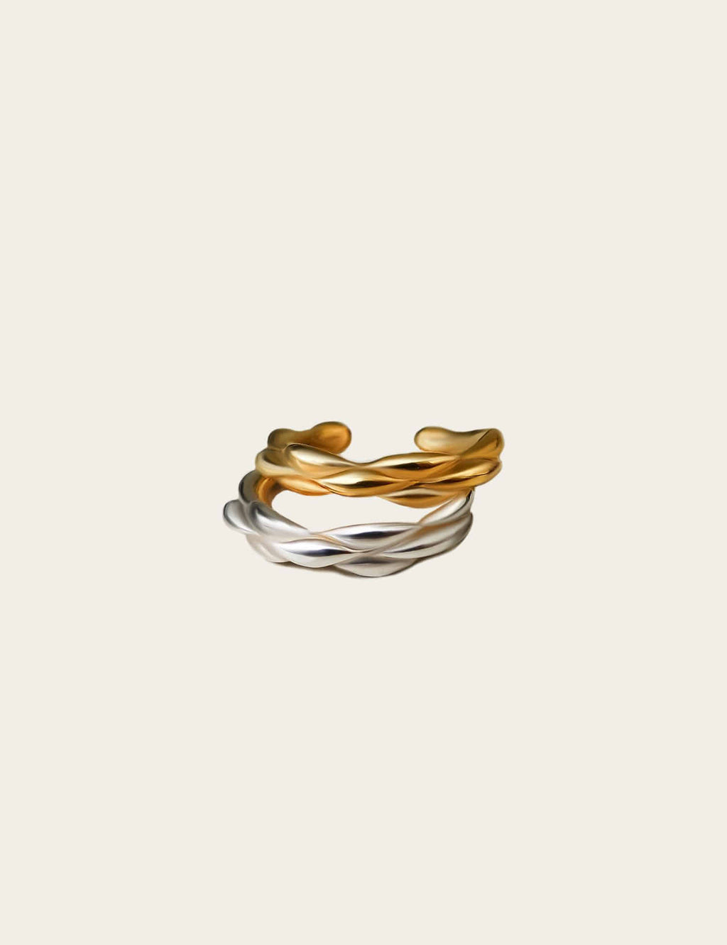 "Isabella Etou" Tiny Modern Wave Ear Cuff (Single)