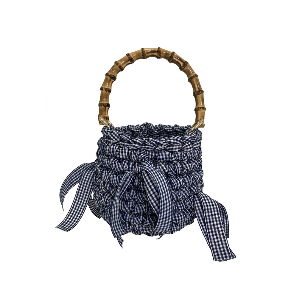"CROCHEANT" Bamboo sac - navy