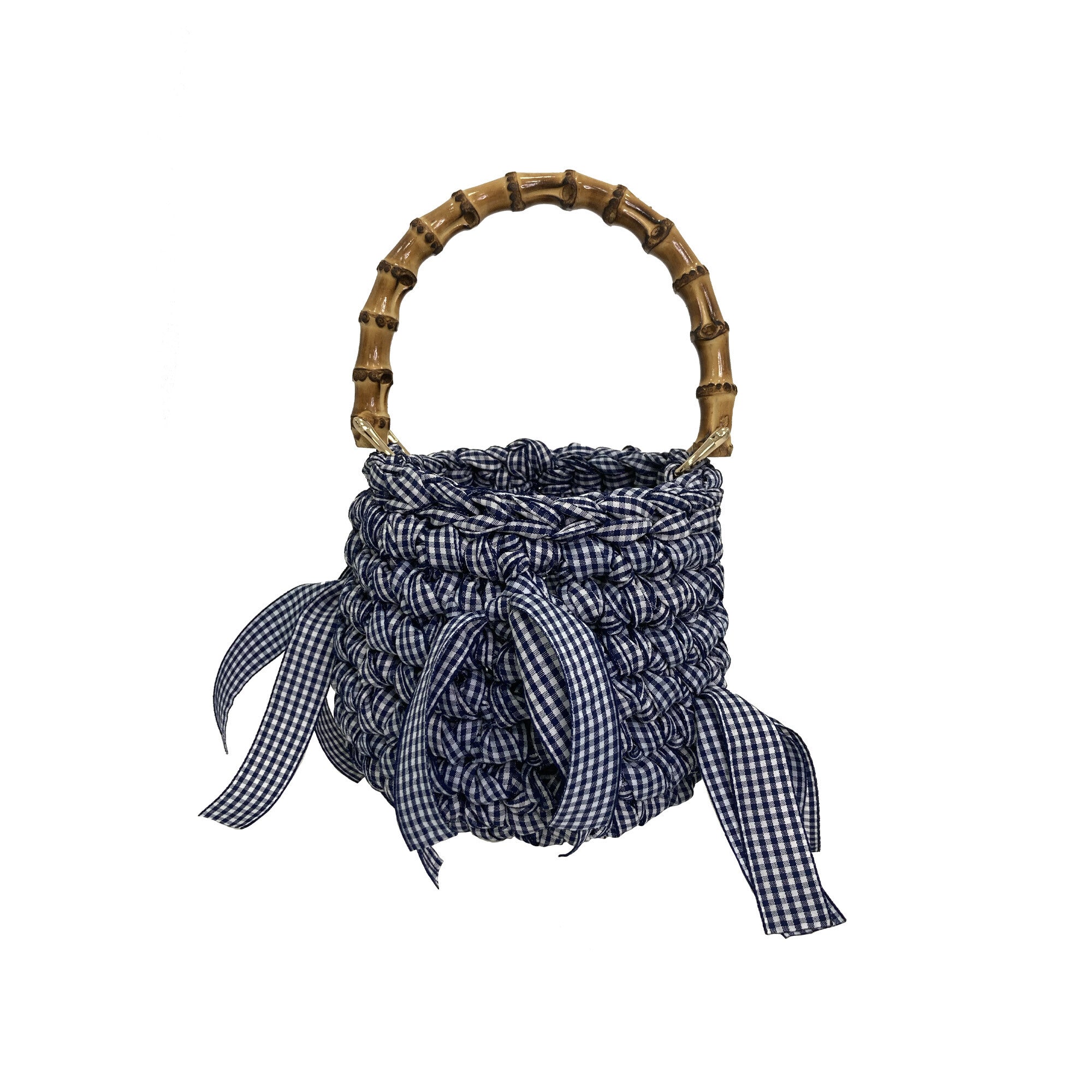 "CROCHEANT" Bamboo sac - navy