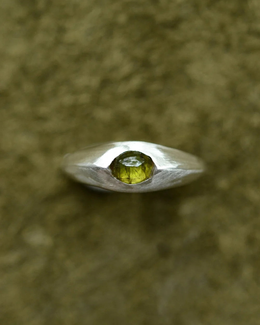 "Dunton Ellerkamp" Ellipse Ring | Green Tourmaline