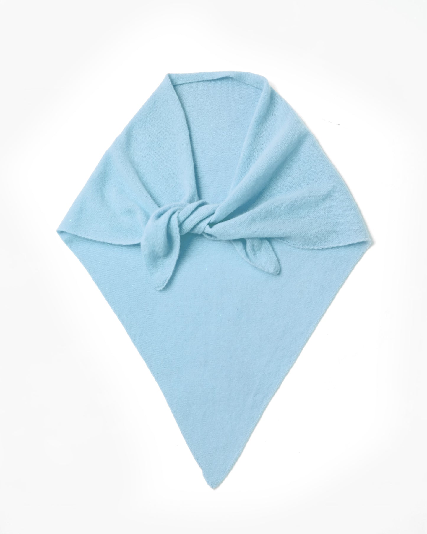 404 100% Cashmere Bandanna - Blue