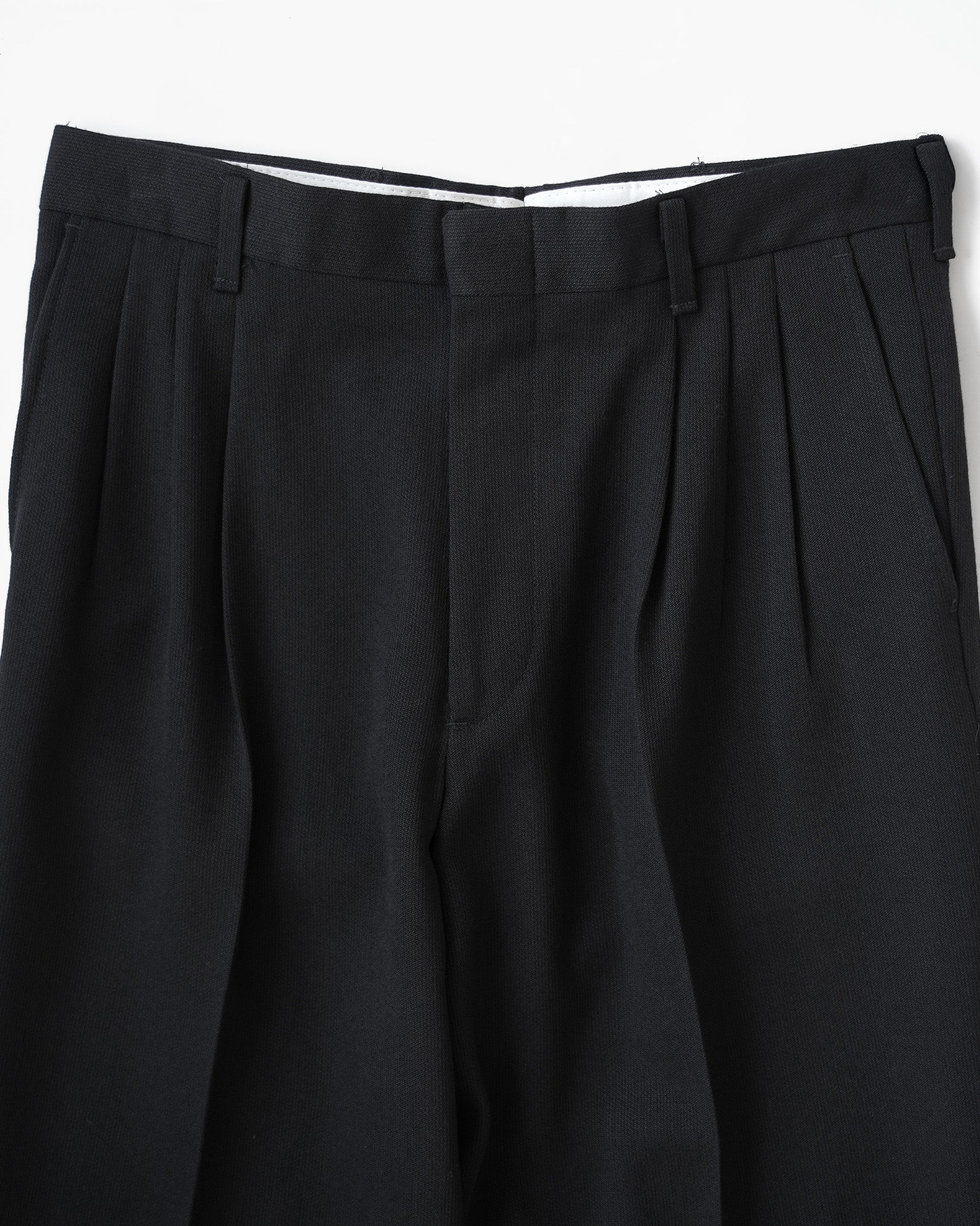 Double-Pleated Trousers