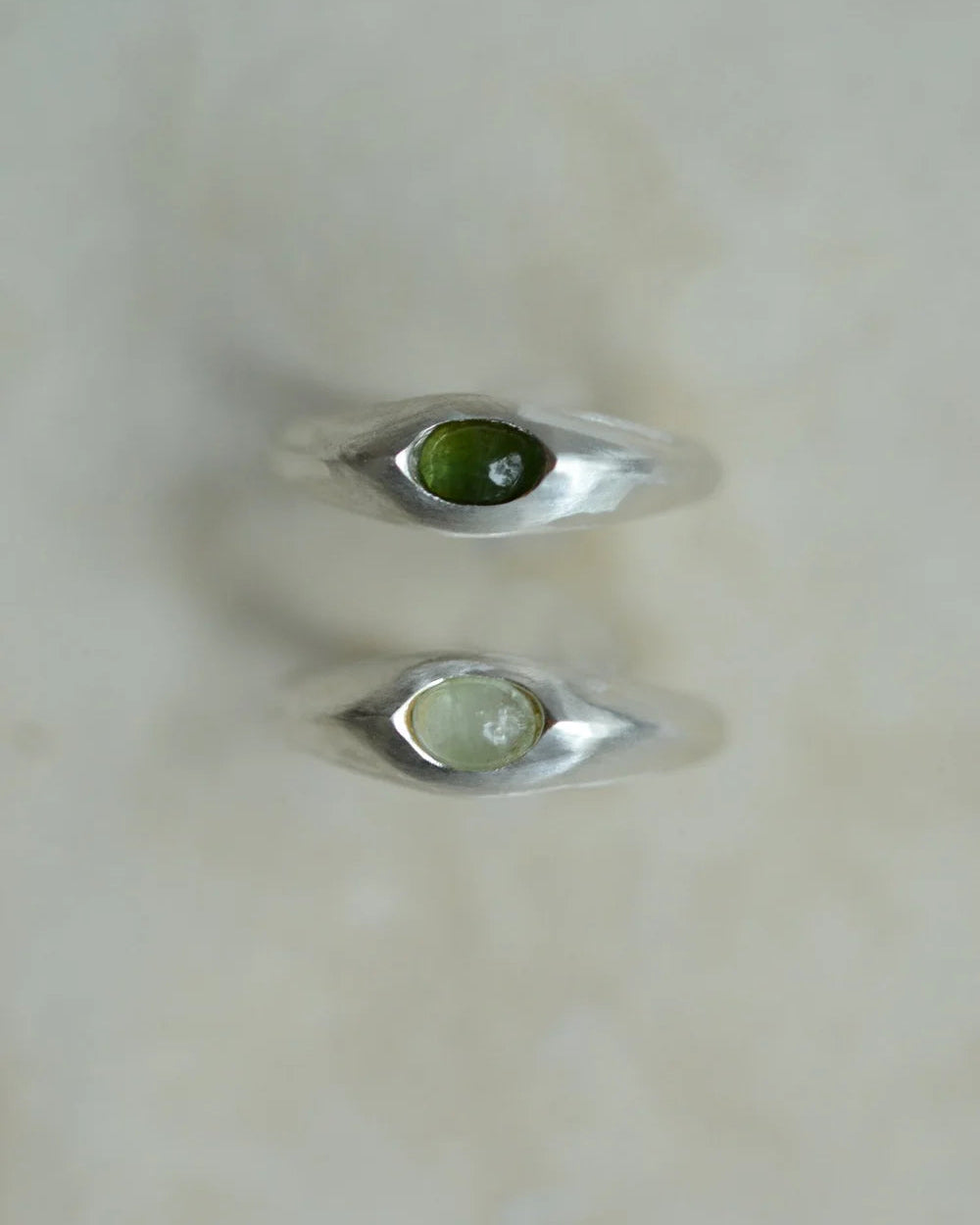 "Dunton Ellerkamp" Ellipse Ring | Green Tourmaline