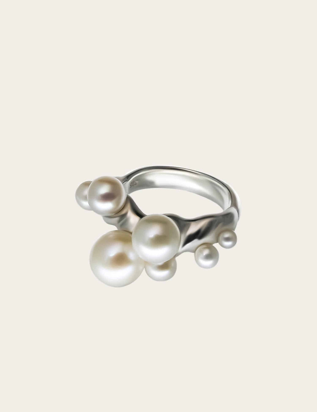 "Isabella Etou"  Bubble Pearl Ring
