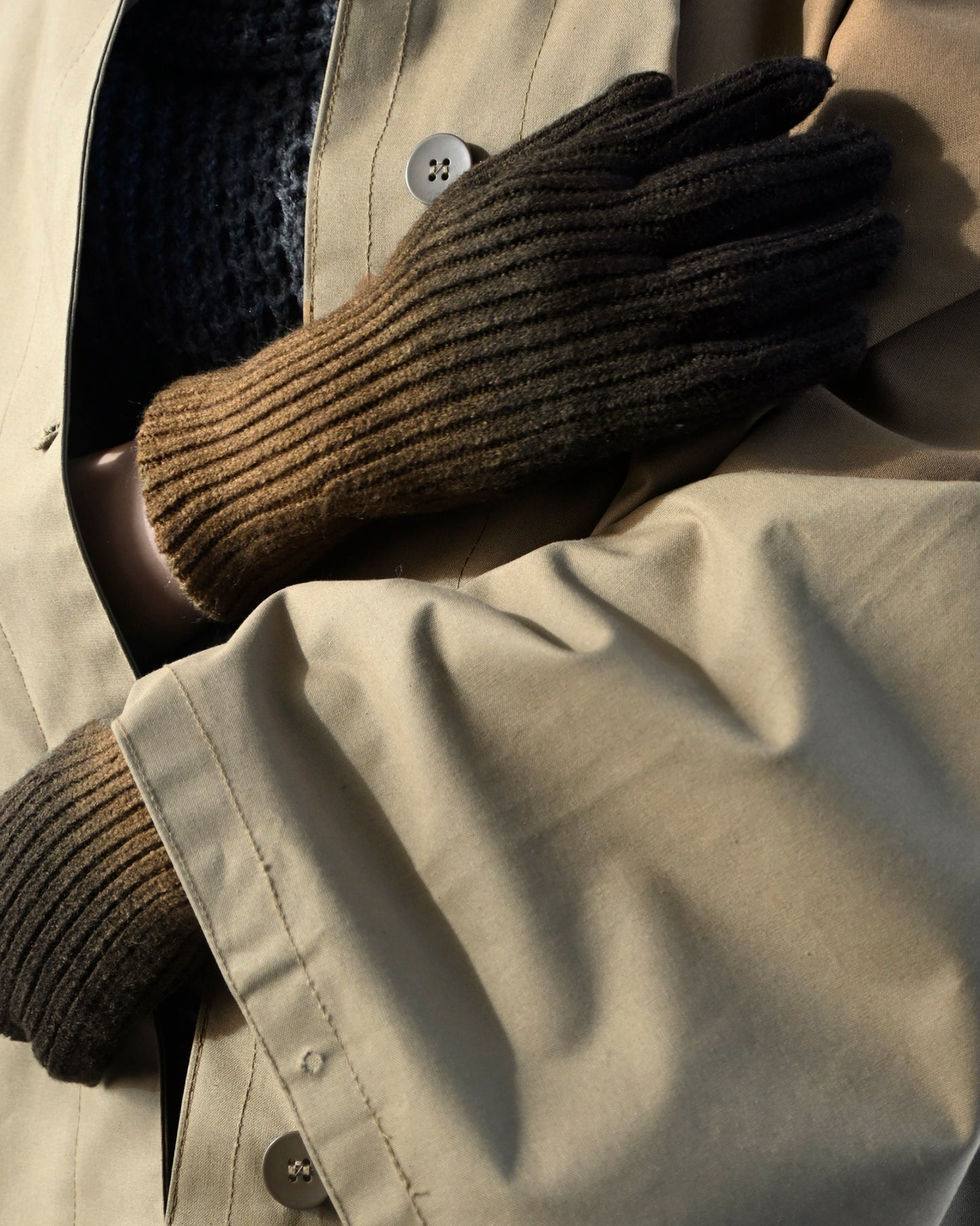 [404irregular] Gradation Gloves - Brown x Dark Brown