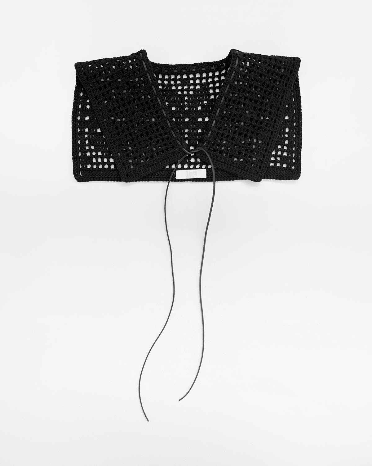 Handmade Crochet Tie Collar