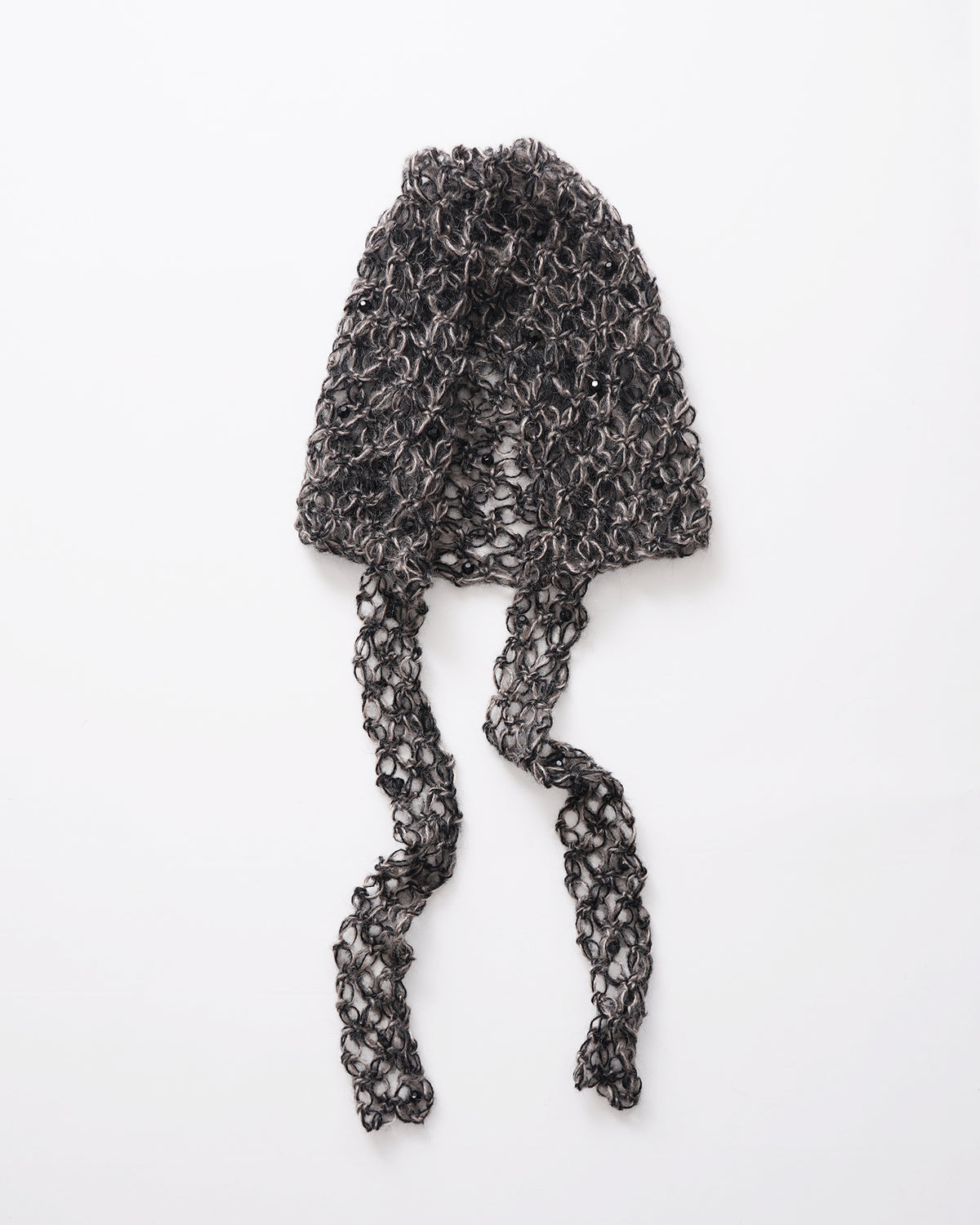 Hand Crochet Hoodie with Bijou - 2