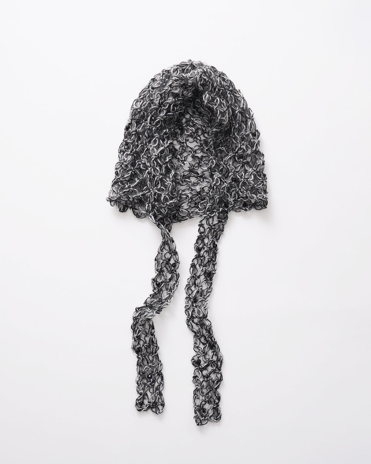 Hand Crochet Hoodie with Bijou - 3