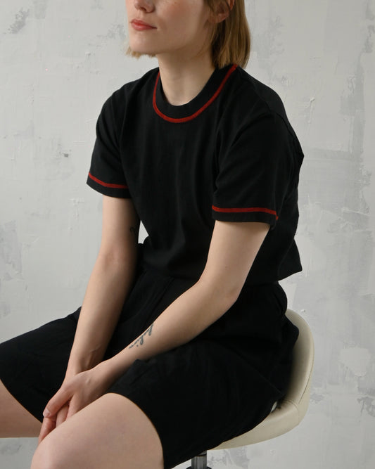 404 Red Stitched S/S Tee