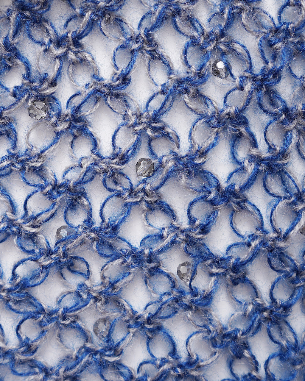 Hand Crochet Hoodie with Bijou - 4