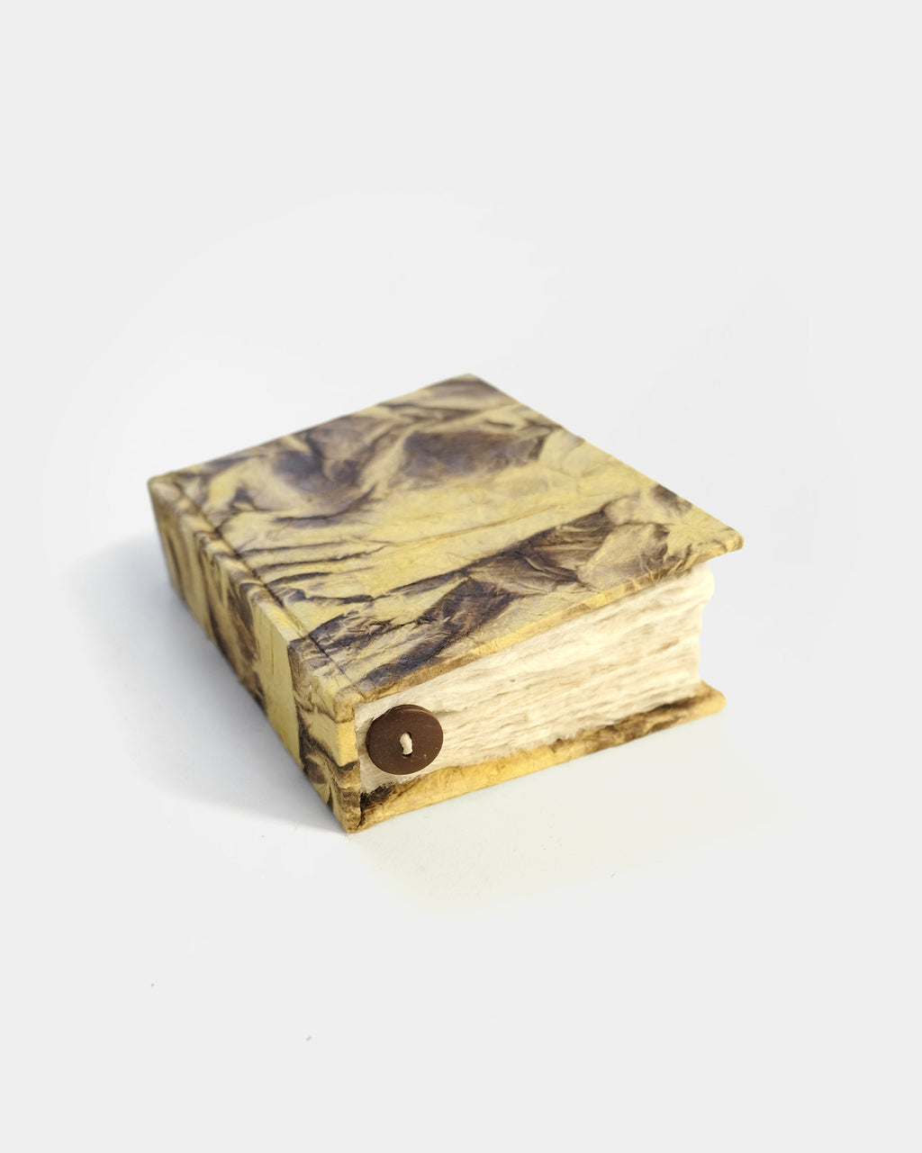 Hand-Made Journal Made In Nepal - Yellow