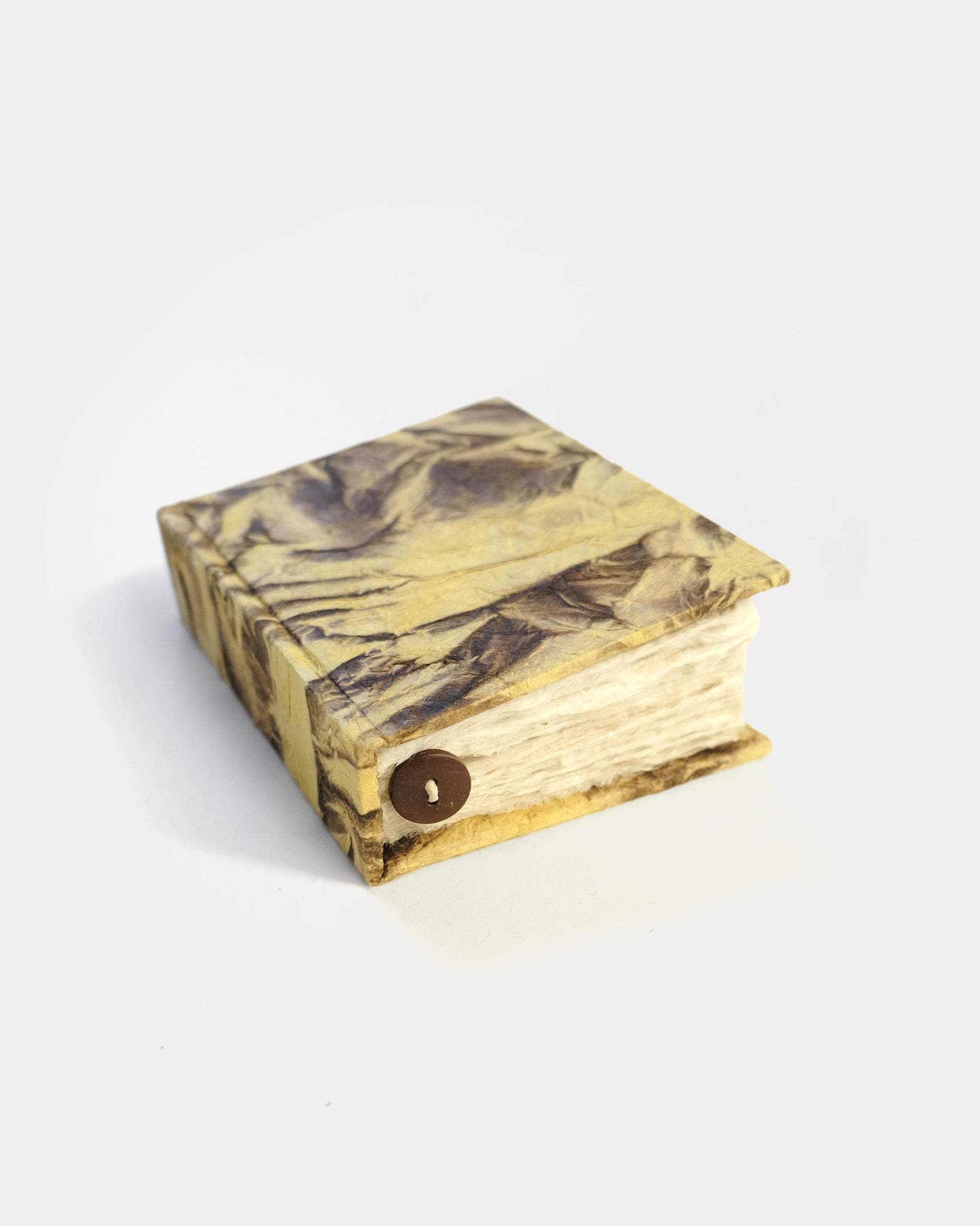 Hand-Made Journal Made In Nepal - Yellow