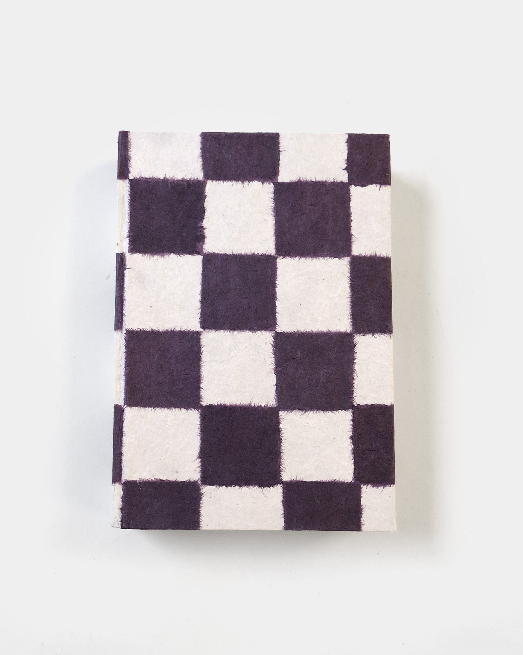 Hand-Made Journal Made In Nepal - Purple Block