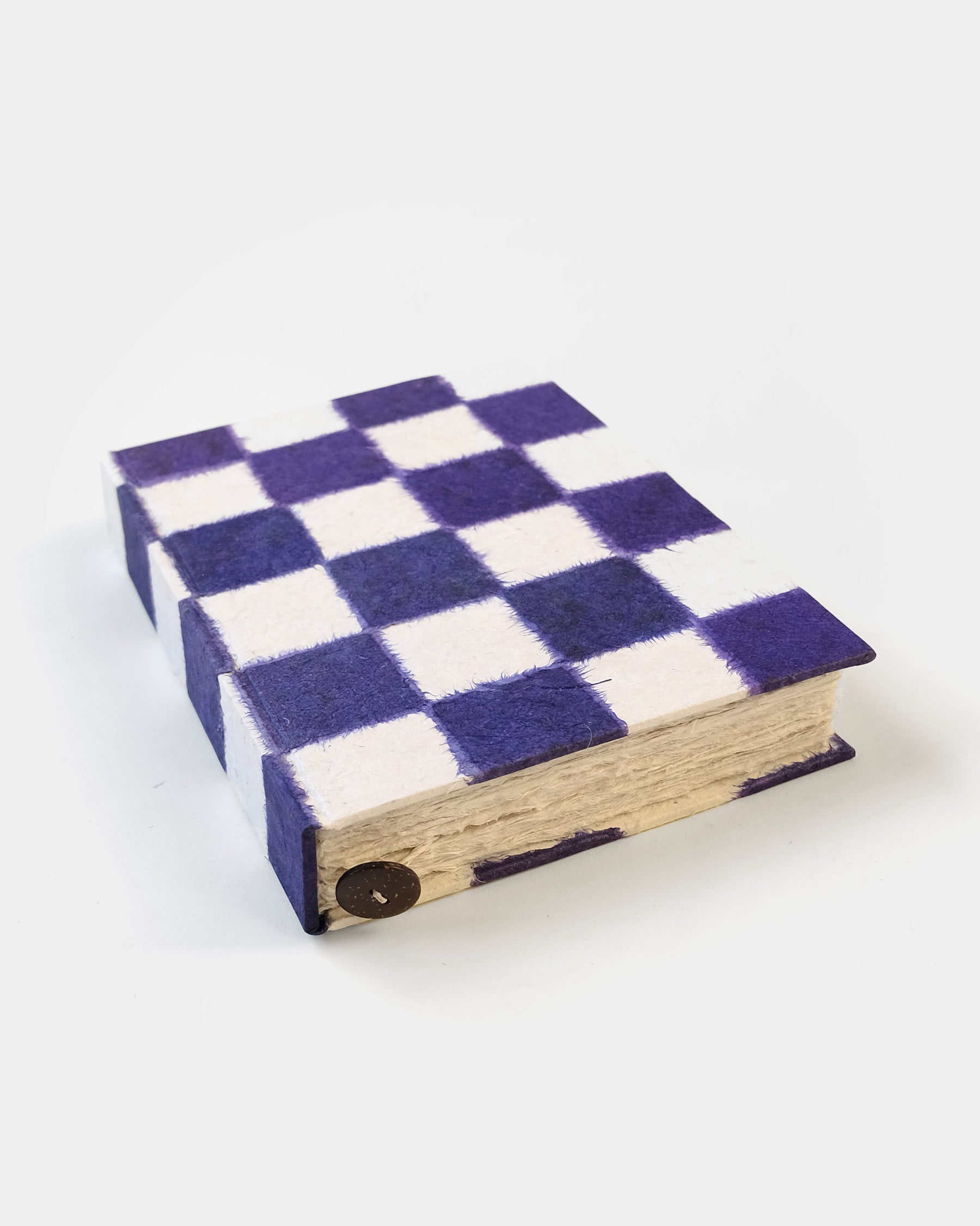 Hand-Made Journal Made In Nepal - Blue Block