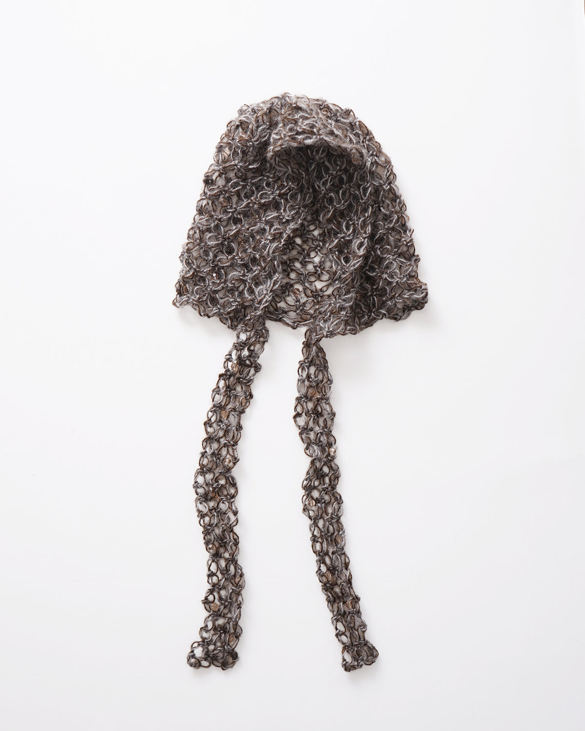 Hand Crochet Hoodie with Bijou - 5