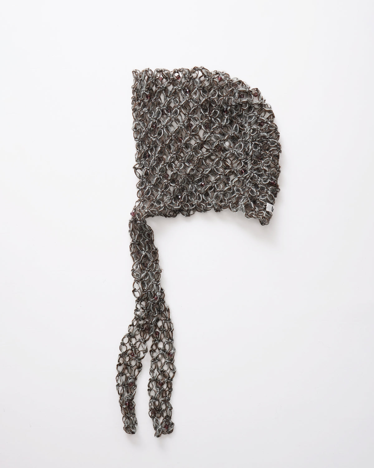 Hand Crochet Hoodie with Bijou - 6