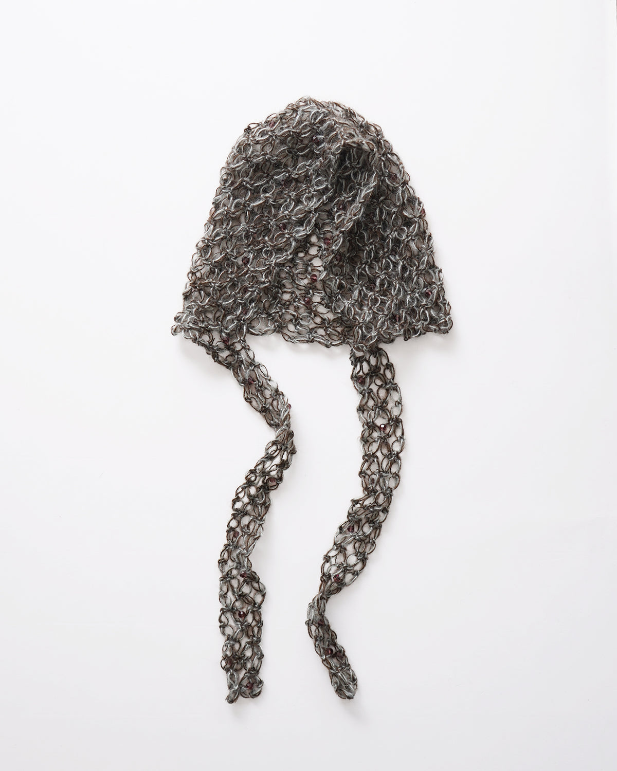 Hand Crochet Hoodie with Bijou - 6