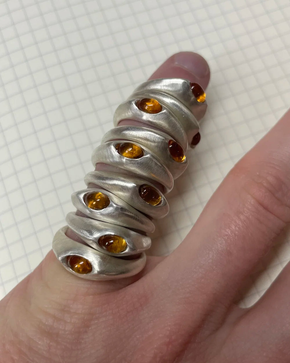 "Dunton Ellerkamp" Ellipse Ring | Citrine