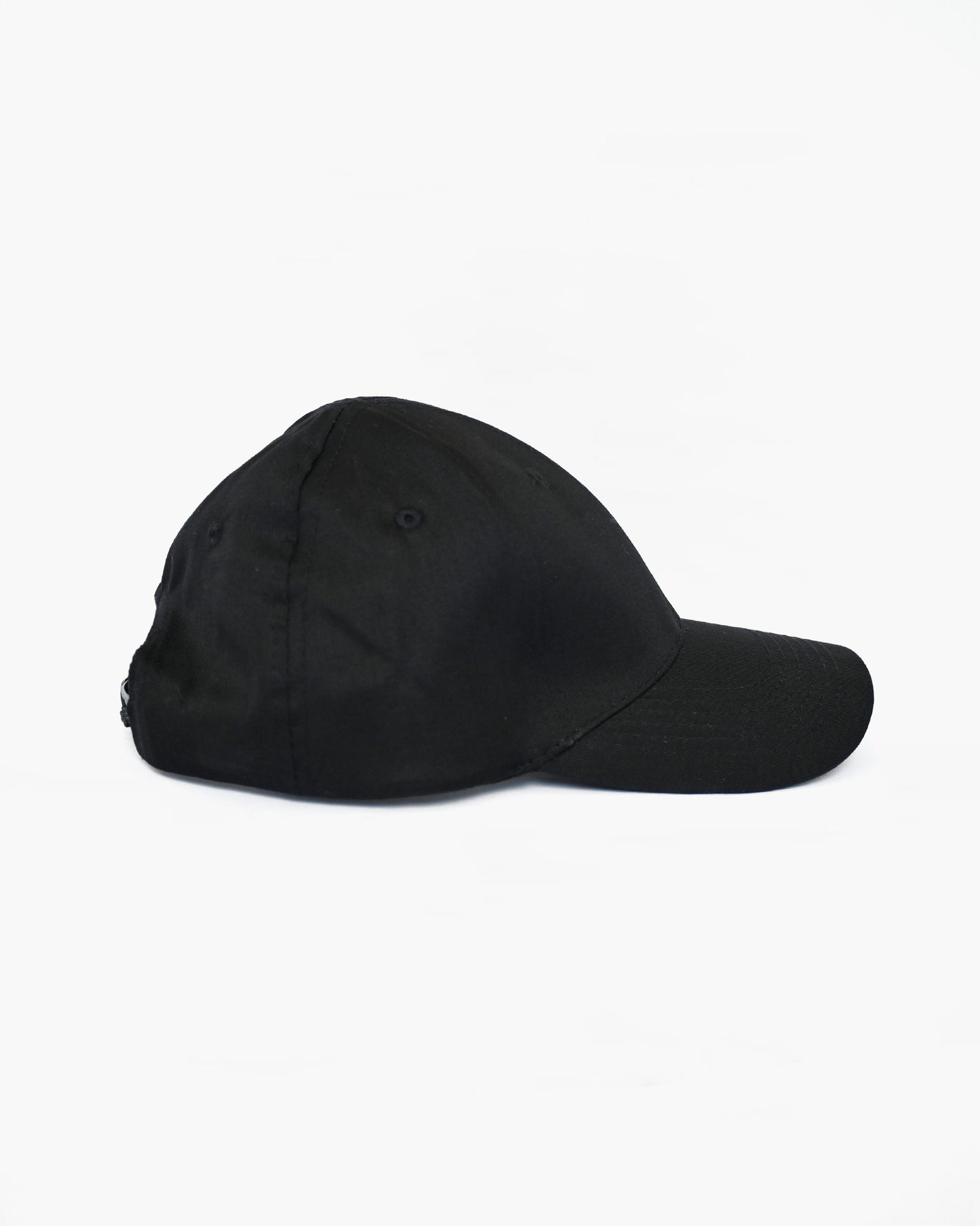 Cotton Baseball Cap - Black