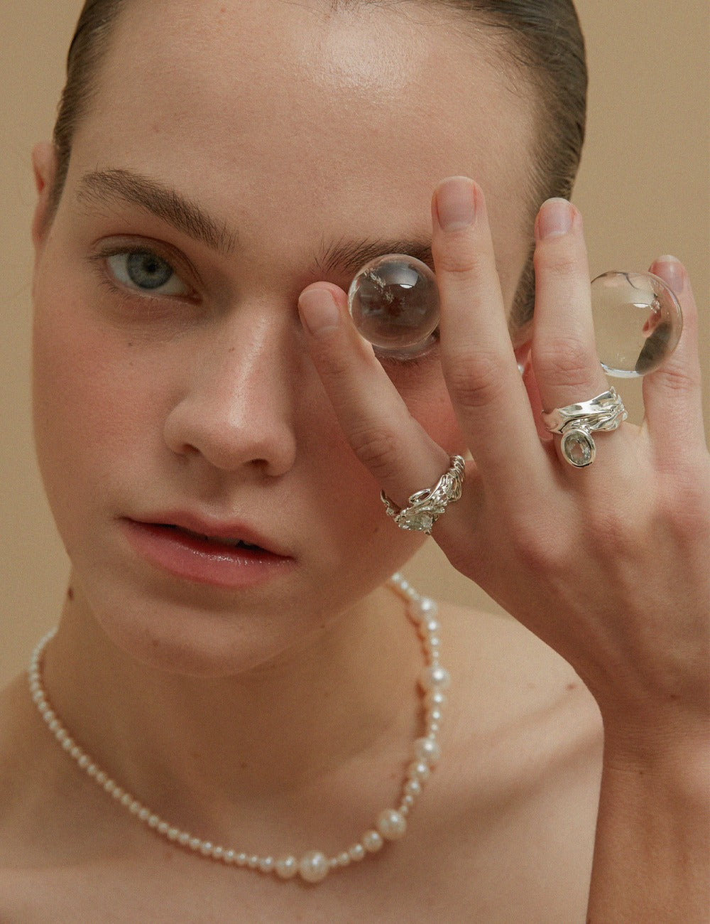 "Isabella Etou" Jane Pearl Necklace