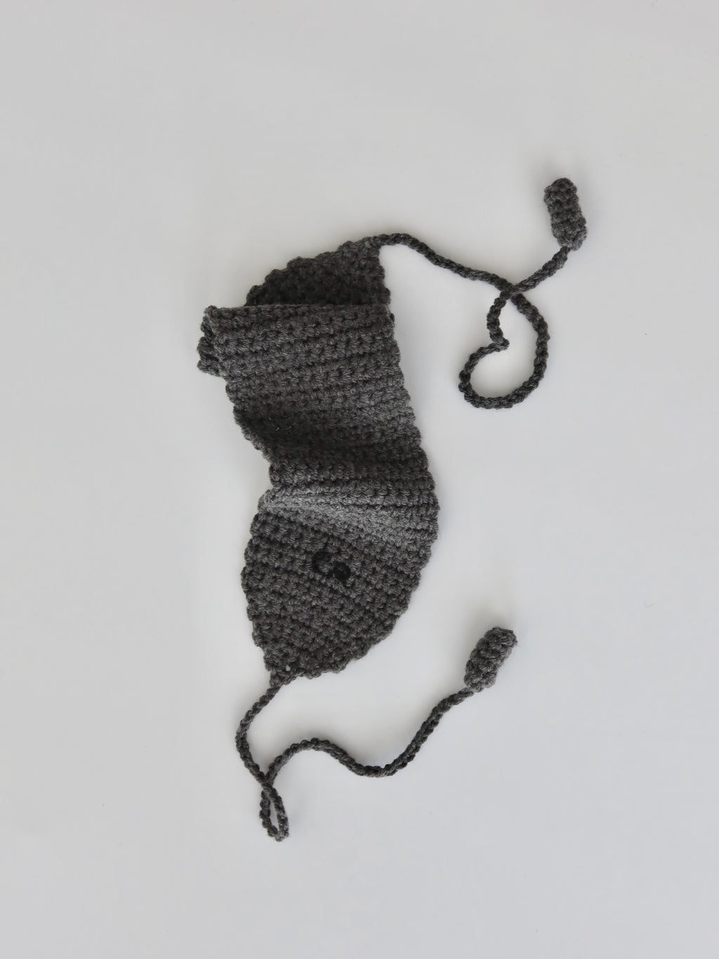 "CROCHEANT" Wide hairband - grey